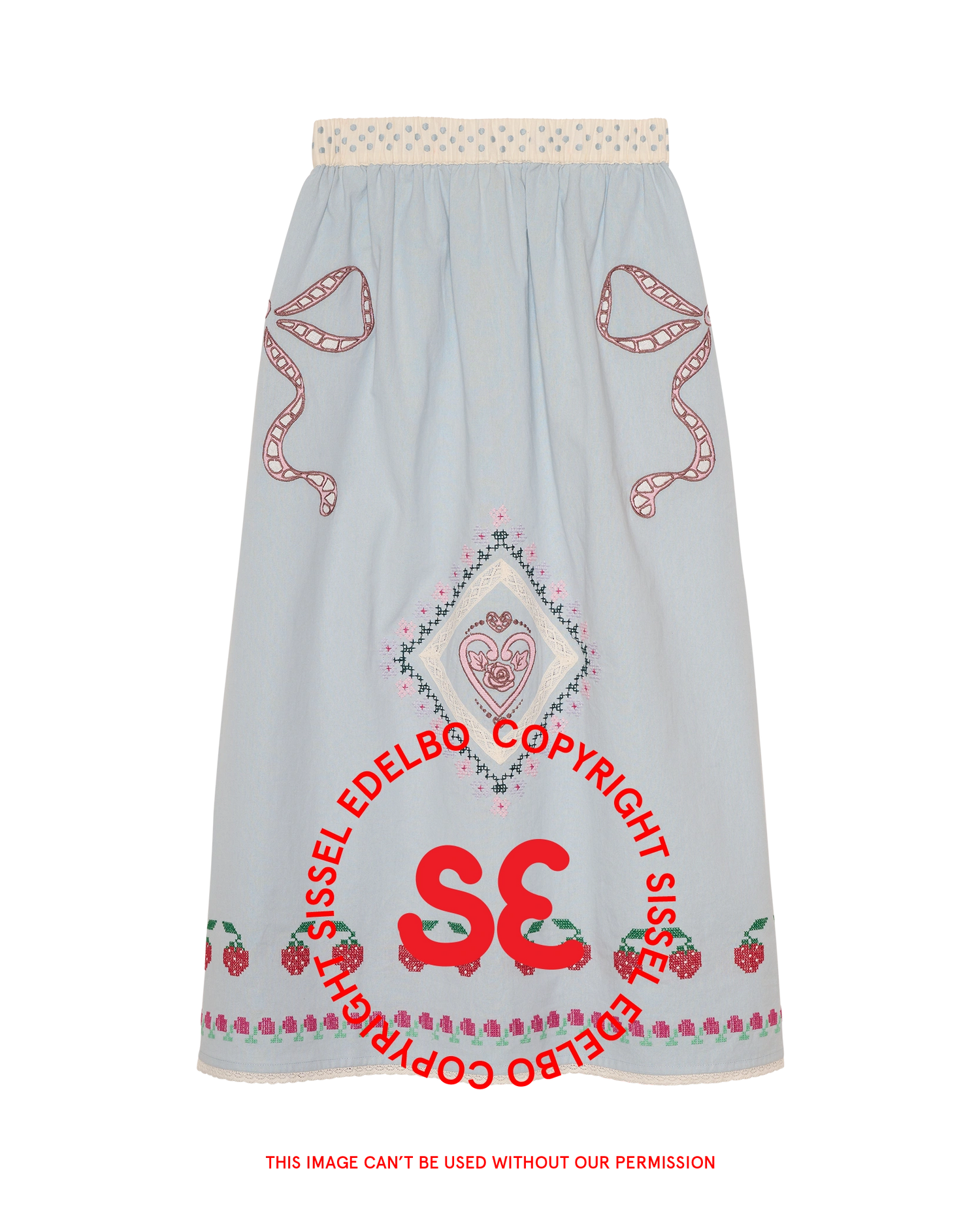 Louise Skirt - Baby Blue