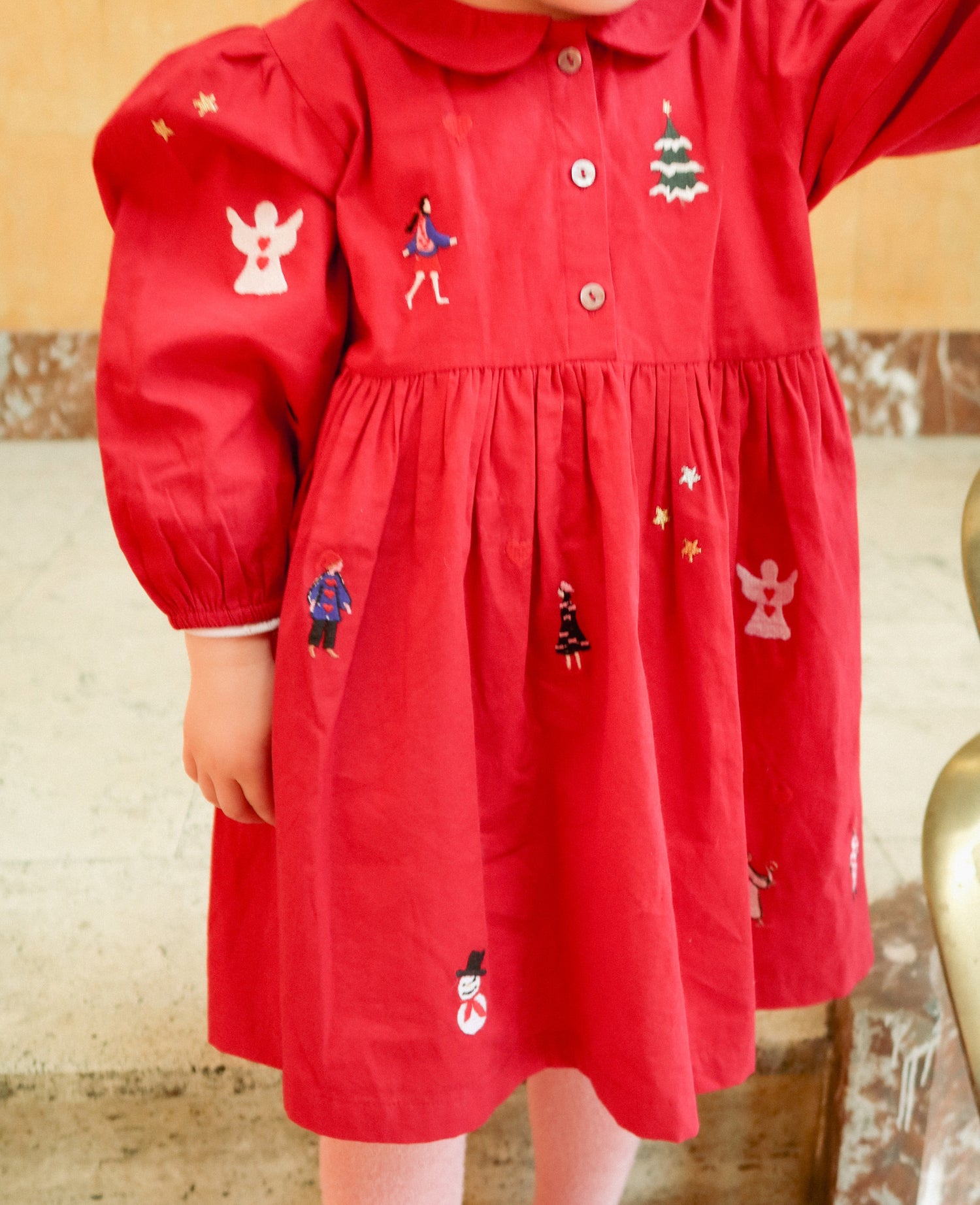 Luna MINI Dress - Chili Pepper