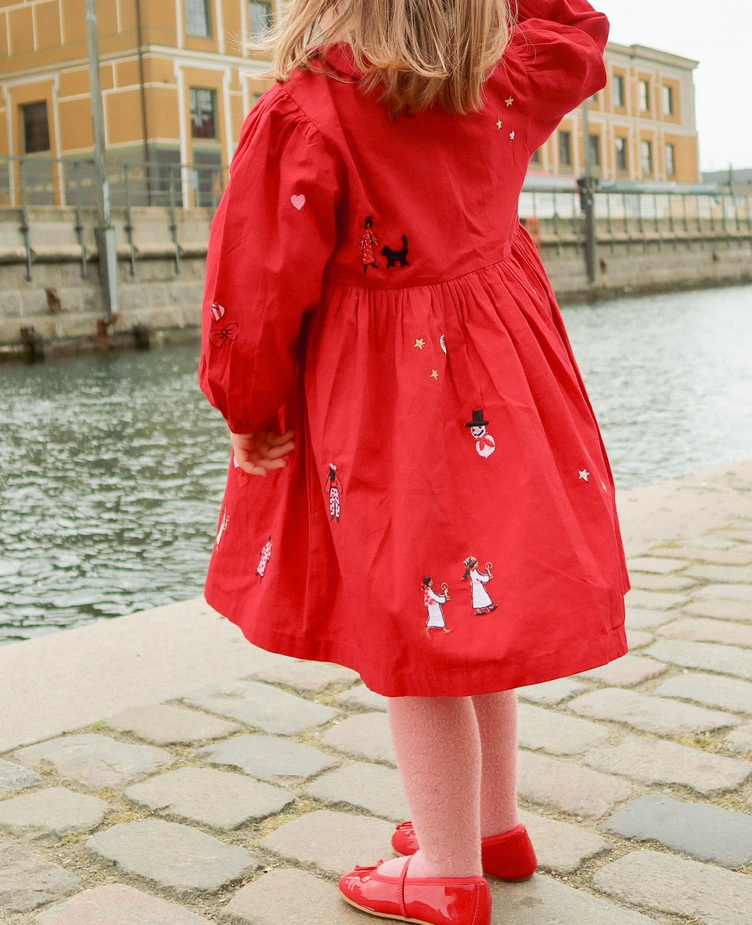 Luna MINI Dress - Chili Pepper