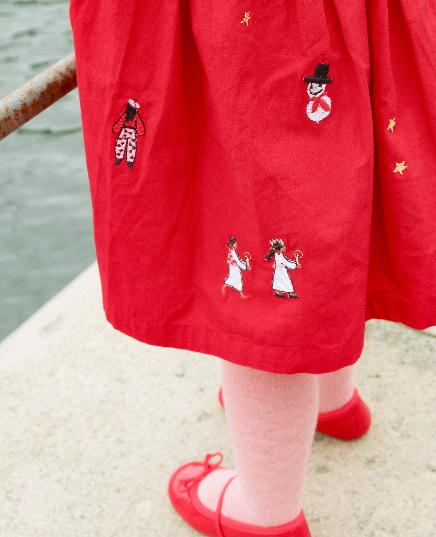 Luna MINI Dress - Chili Pepper