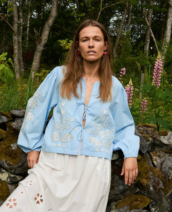 Maggan Top - Light Blue