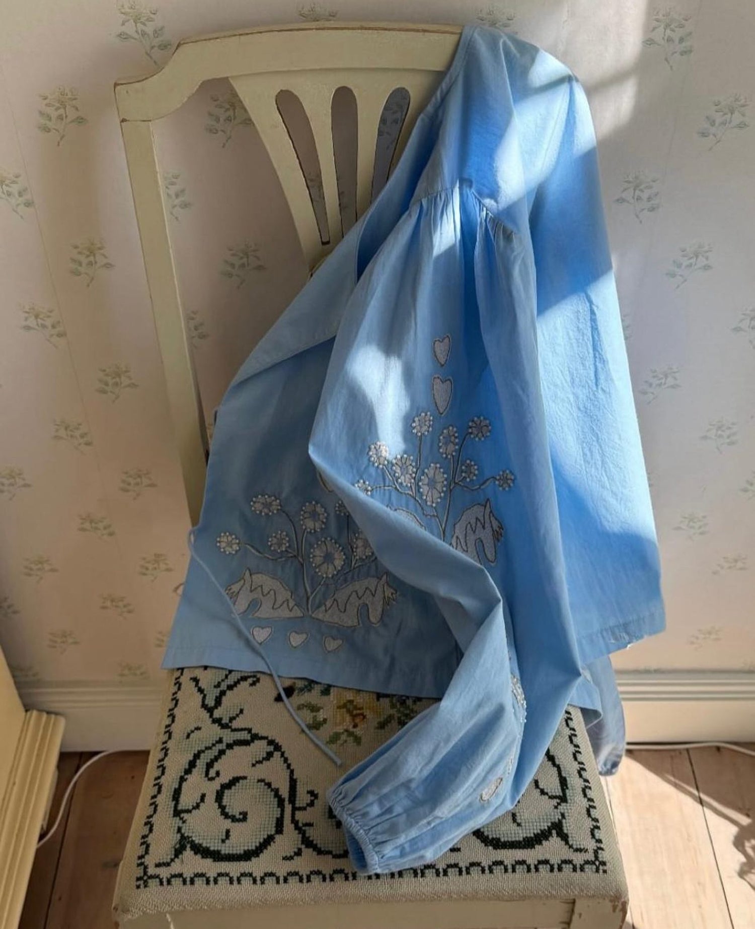 Maggan Top - Light Blue