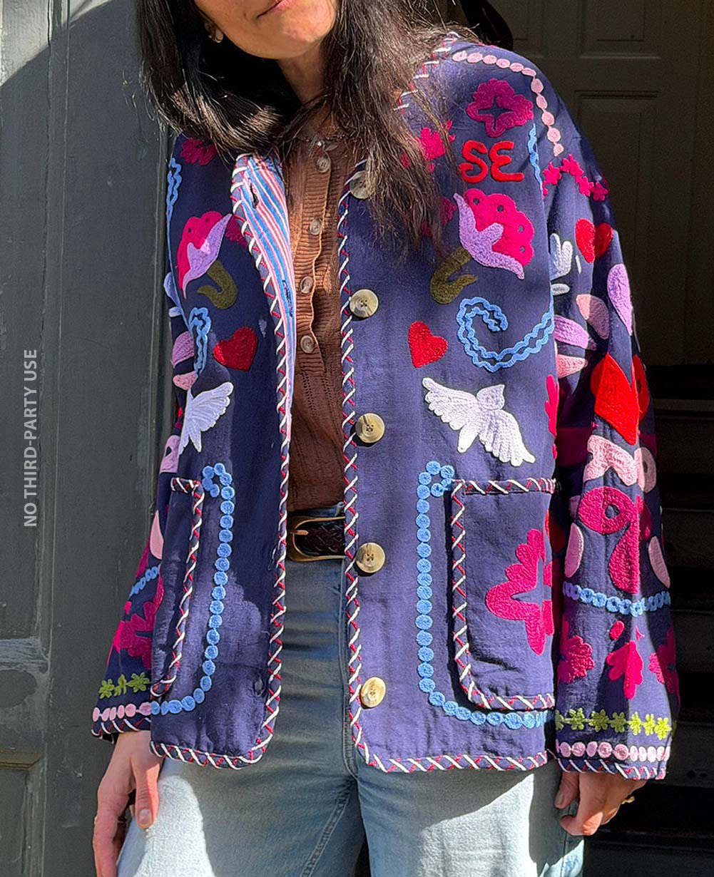 Maggie Jacket - Navy Festival