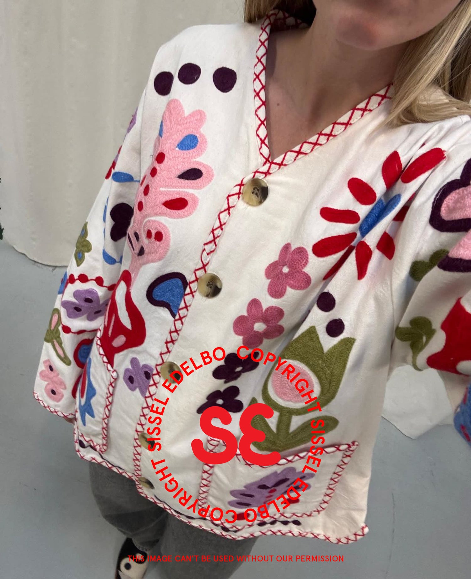 Maggie Jacket - White Multi