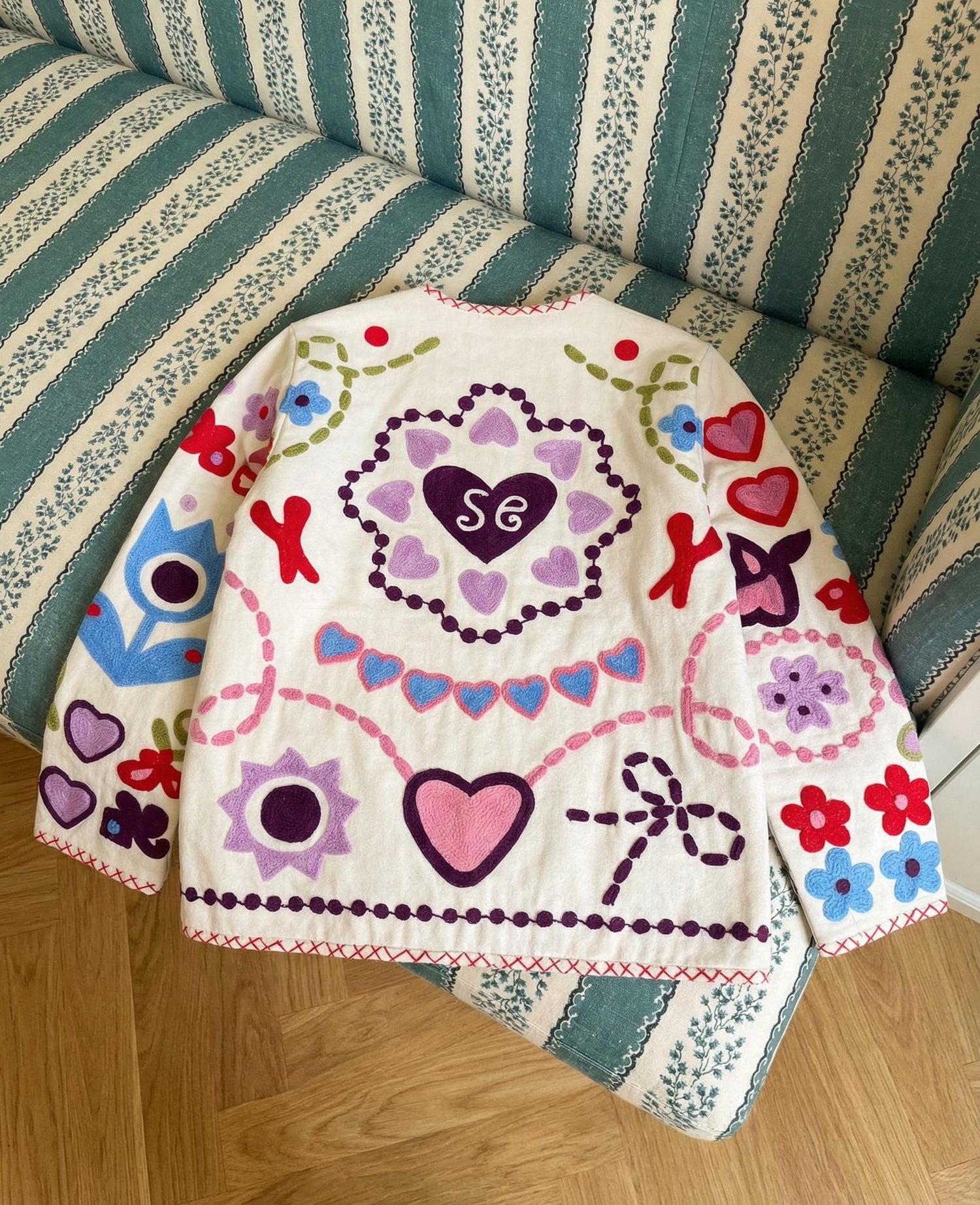 Maggie Jacket - White Multi