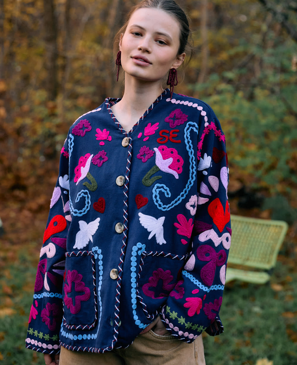 Maggie Jacket - Navy Festival