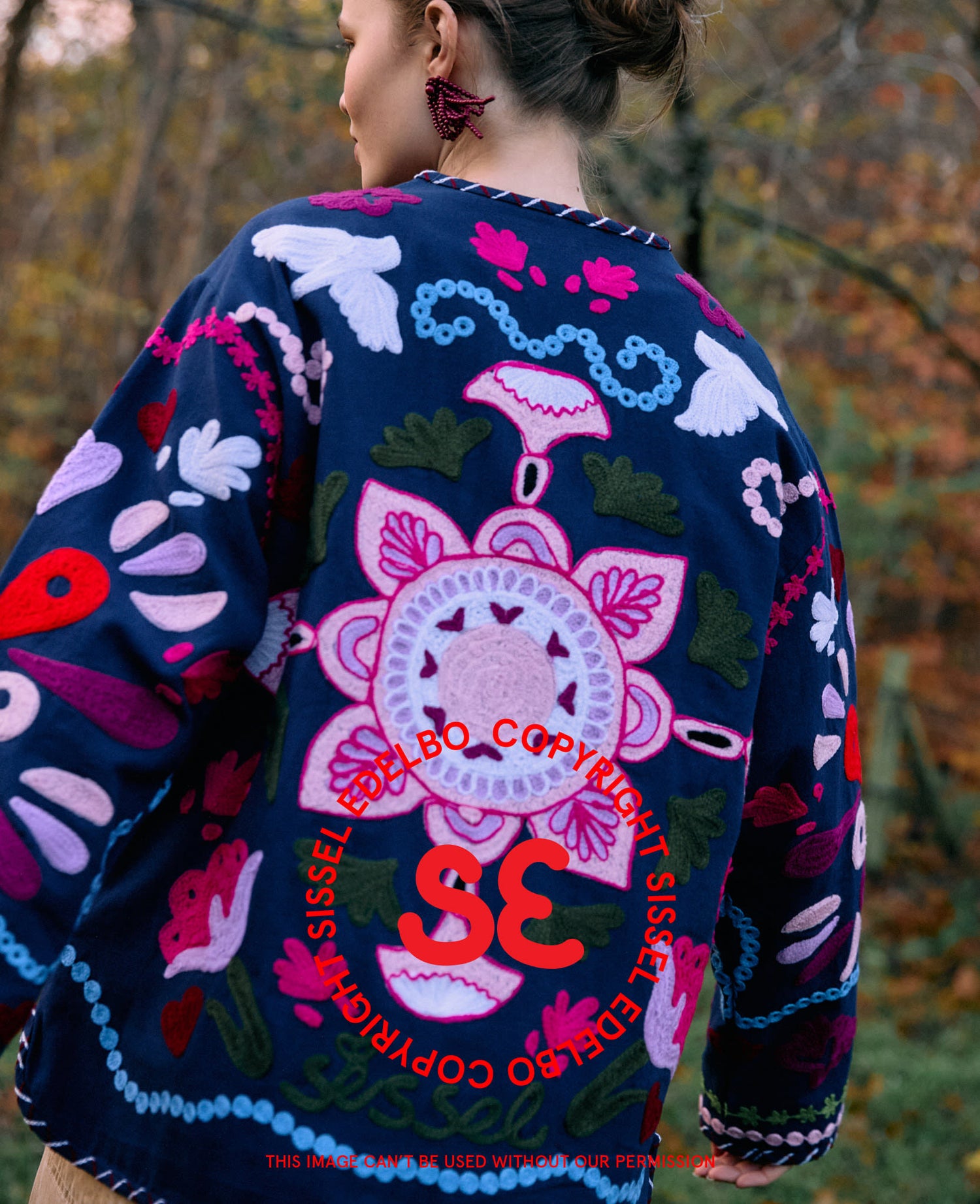 Maggie Jacket - Navy Festival