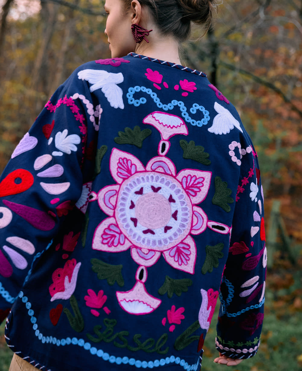 Maggie Jacket - Navy Festival
