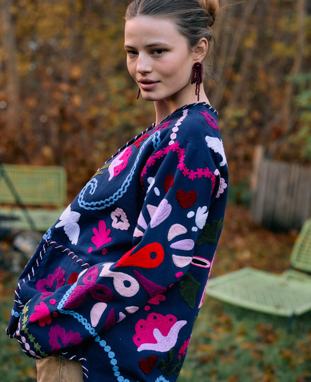 Maggie Jacket - Navy Festival