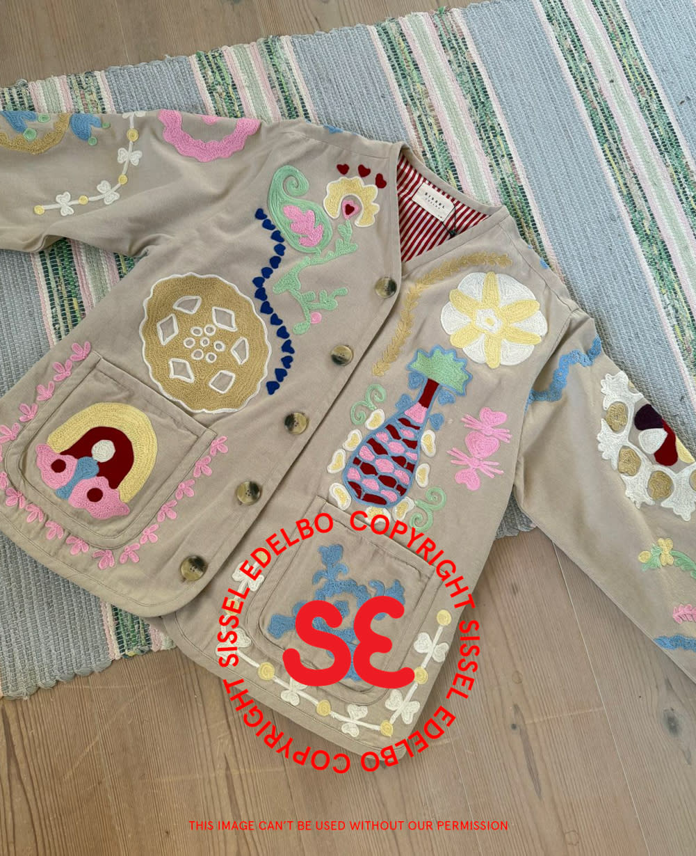 Maggie Jacket - Pastel Snake