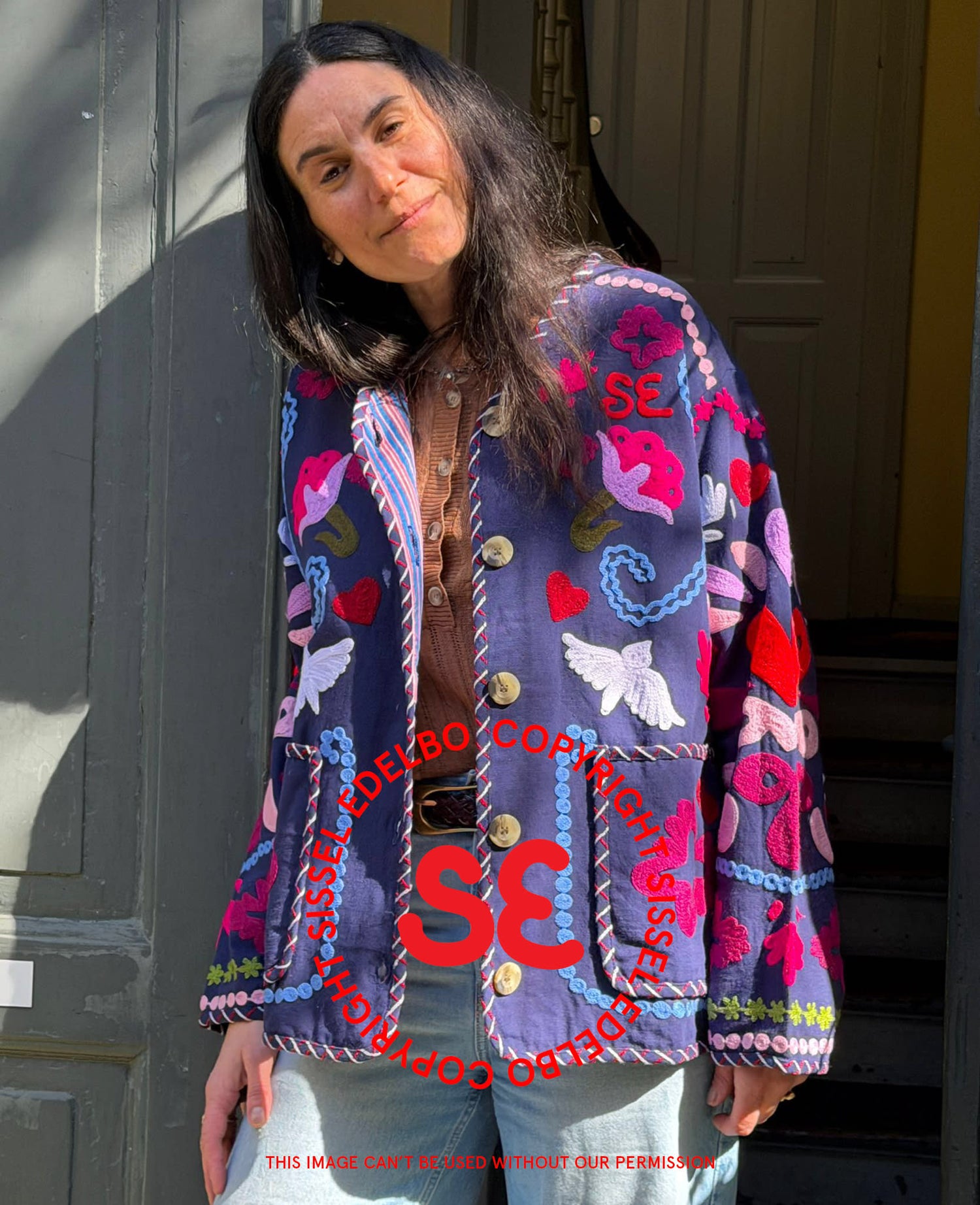 Maggie Jacket - Navy Festival