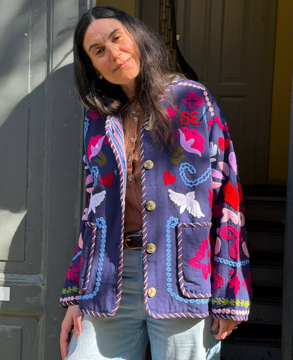 Maggie Jacket - Navy Festival