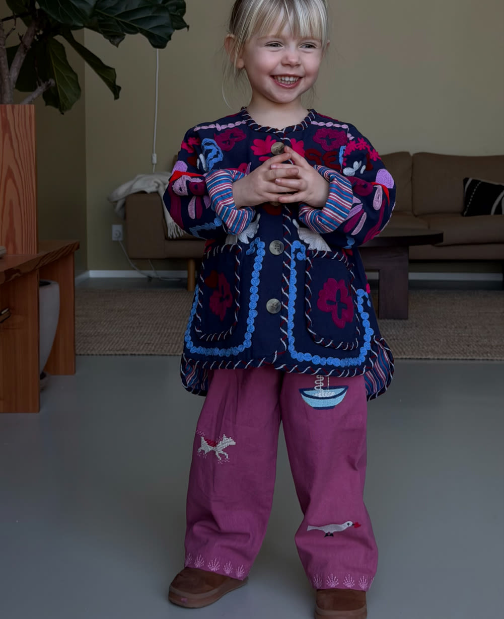 Maggie MINI Jacket - Navy Festival