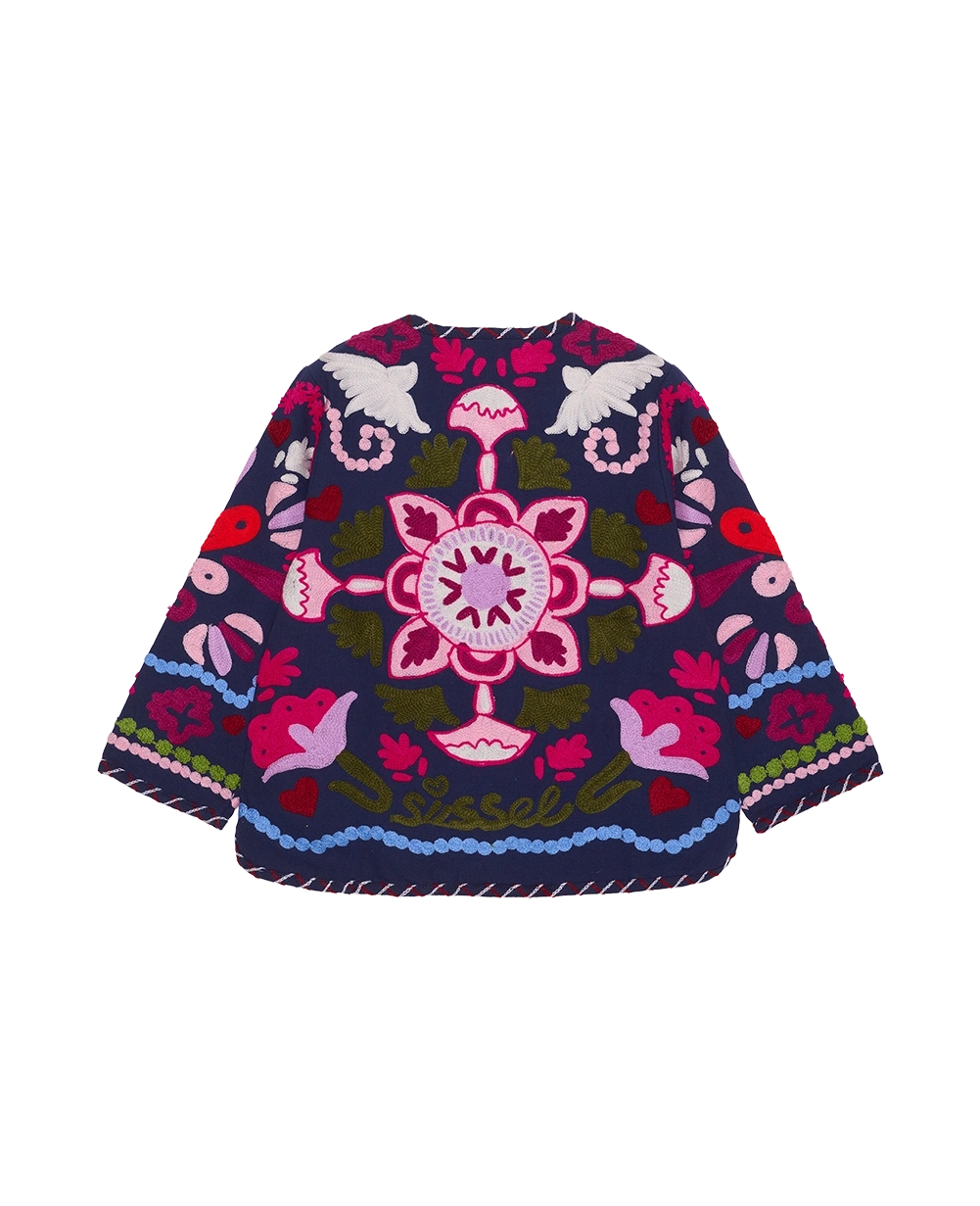 Maggie MINI Jacket - Navy Festival