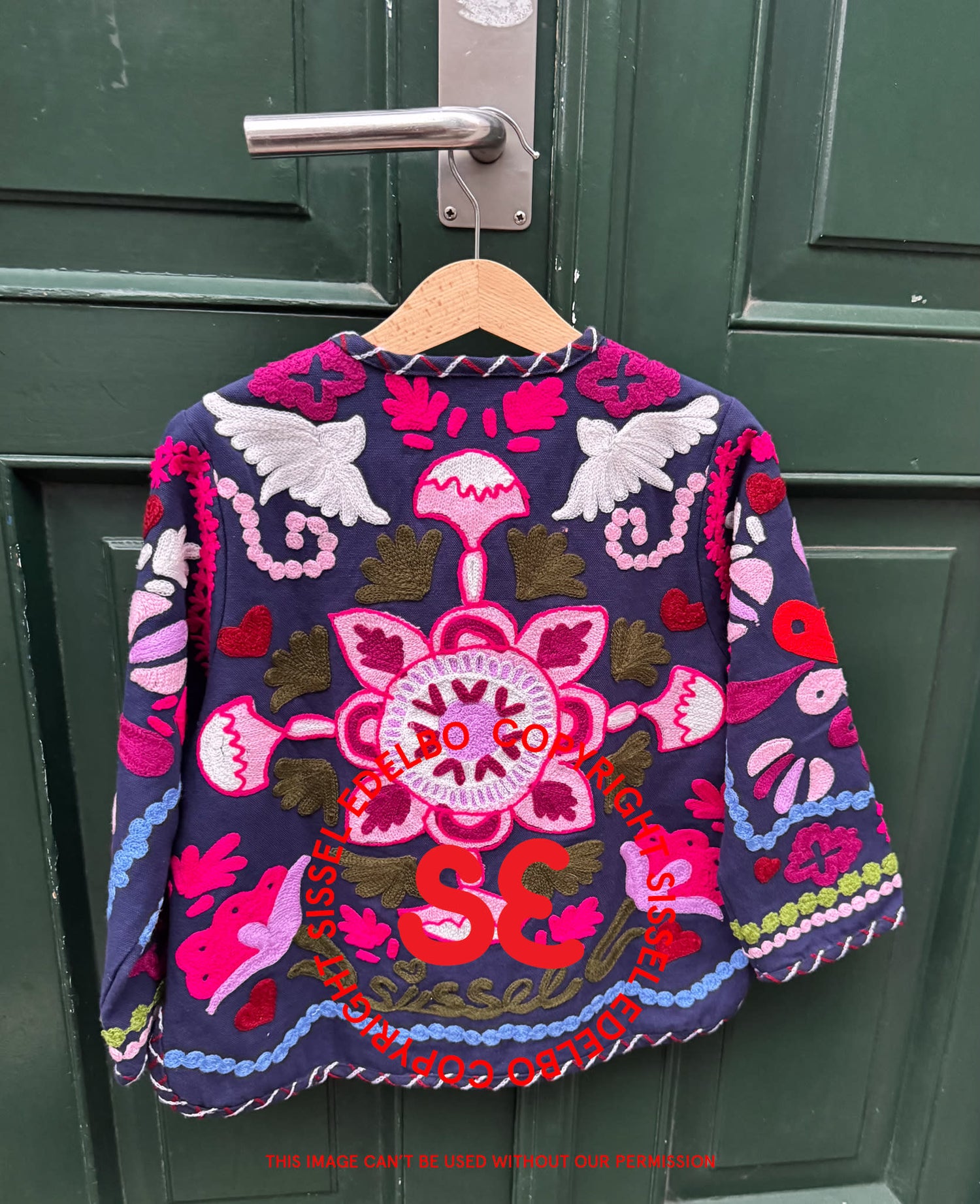 Maggie MINI Jacket - Navy Festival