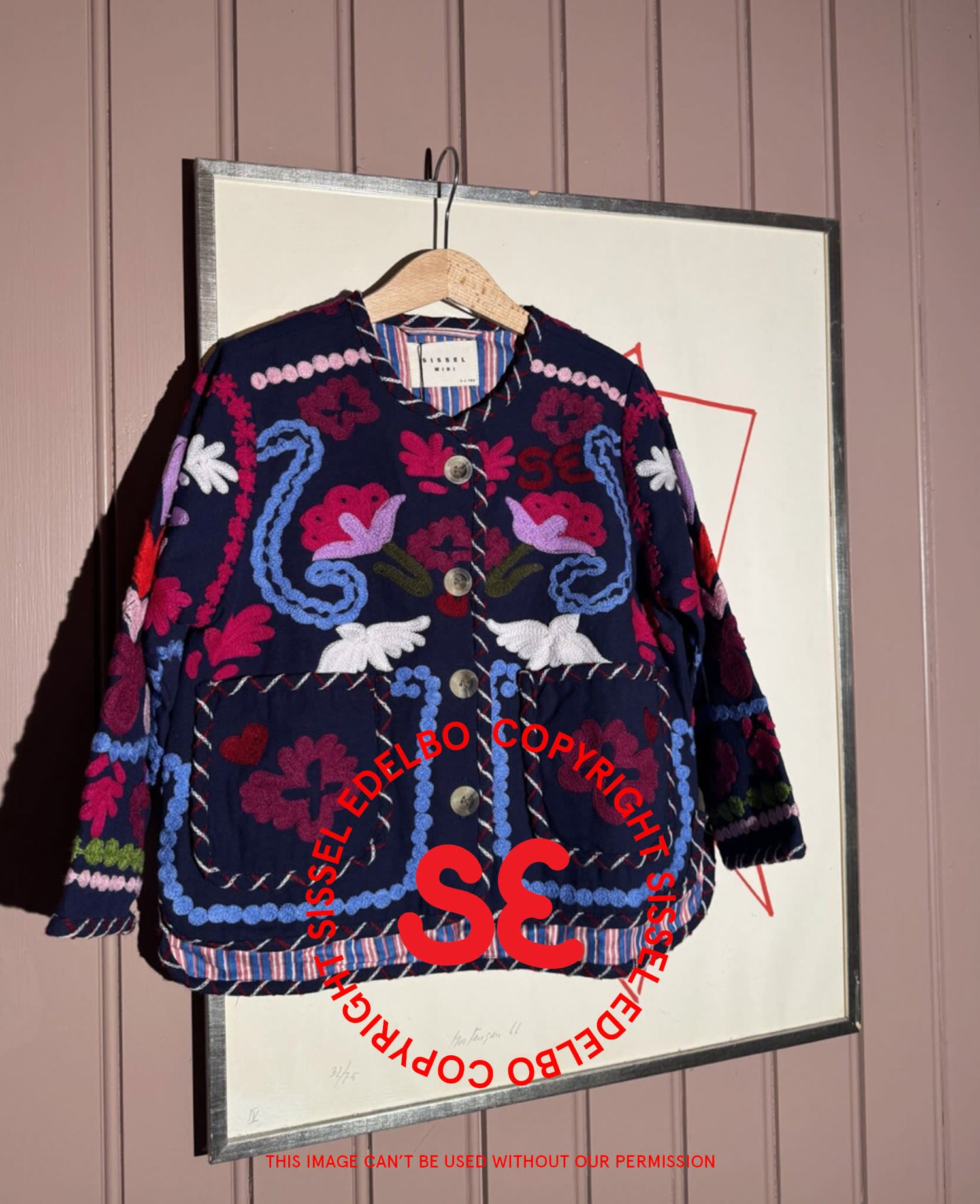Maggie MINI Jacket - Navy Festival