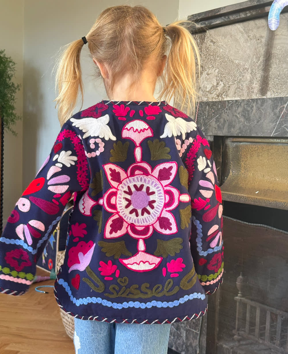 Maggie MINI Jacket - Navy Festival
