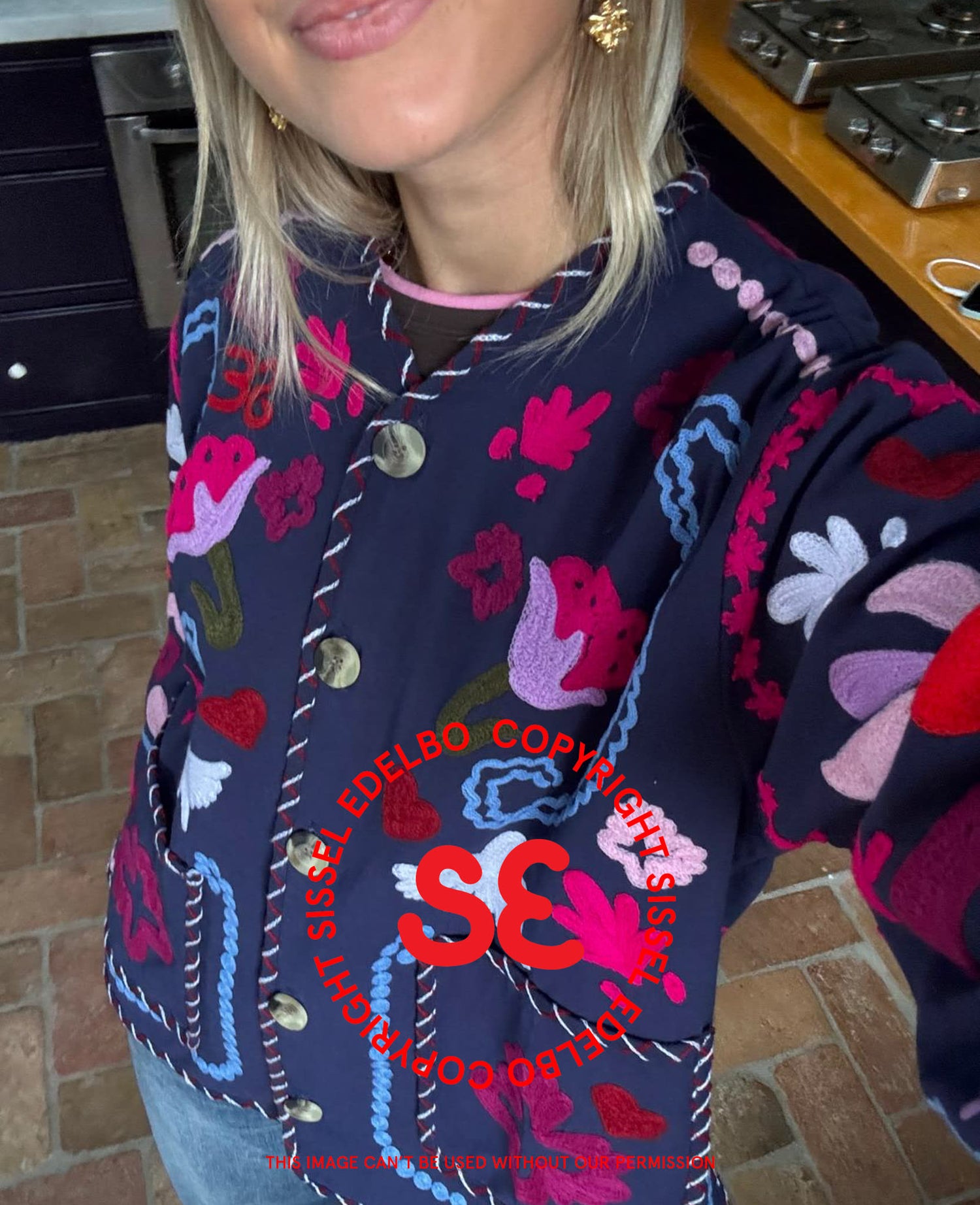 Maggie Jacket - Navy Festival