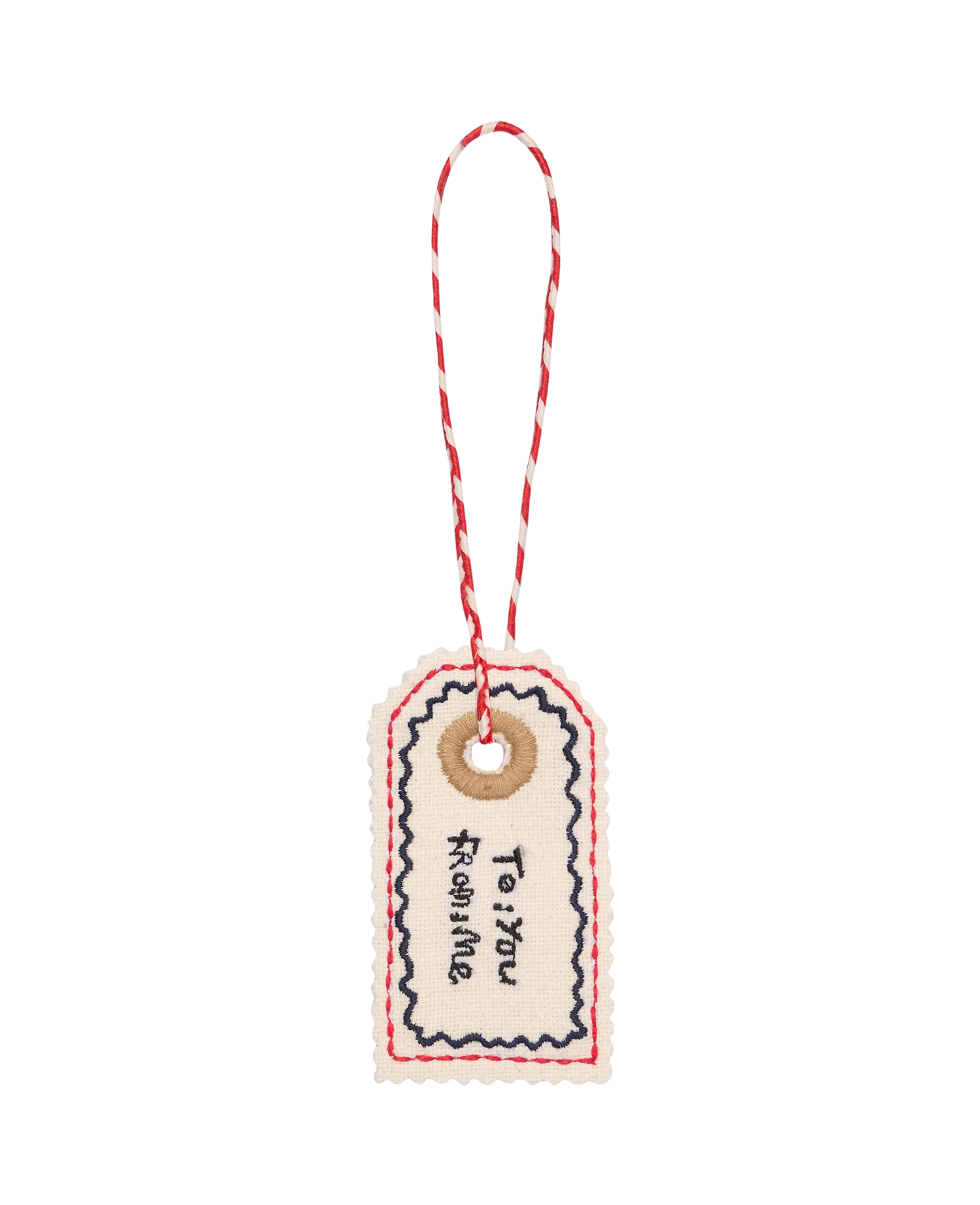 Manilla Tag Ornament - Snow