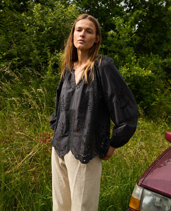 Mila Top - Almost Black