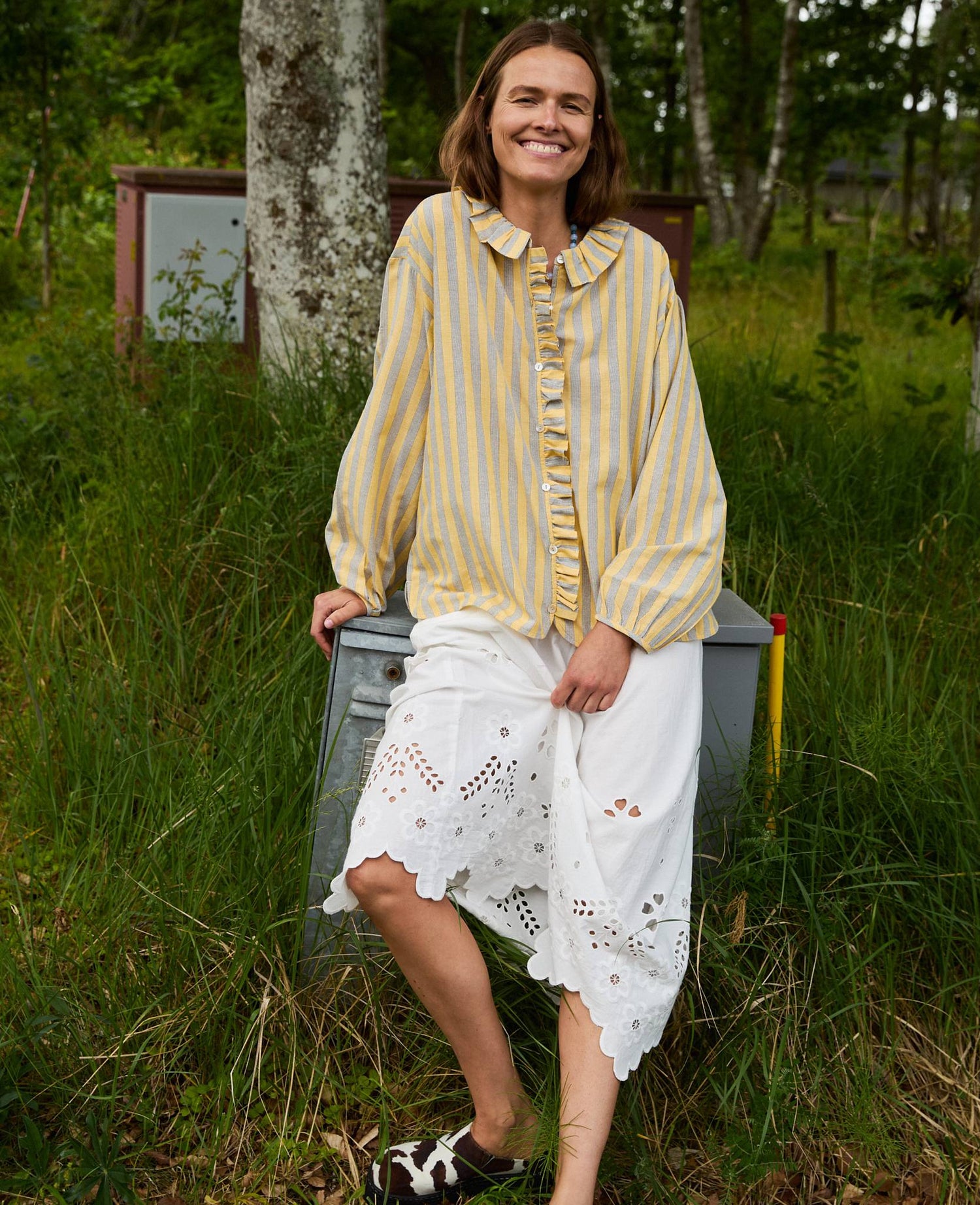 Mirelle Shirt - Yellow Stripes