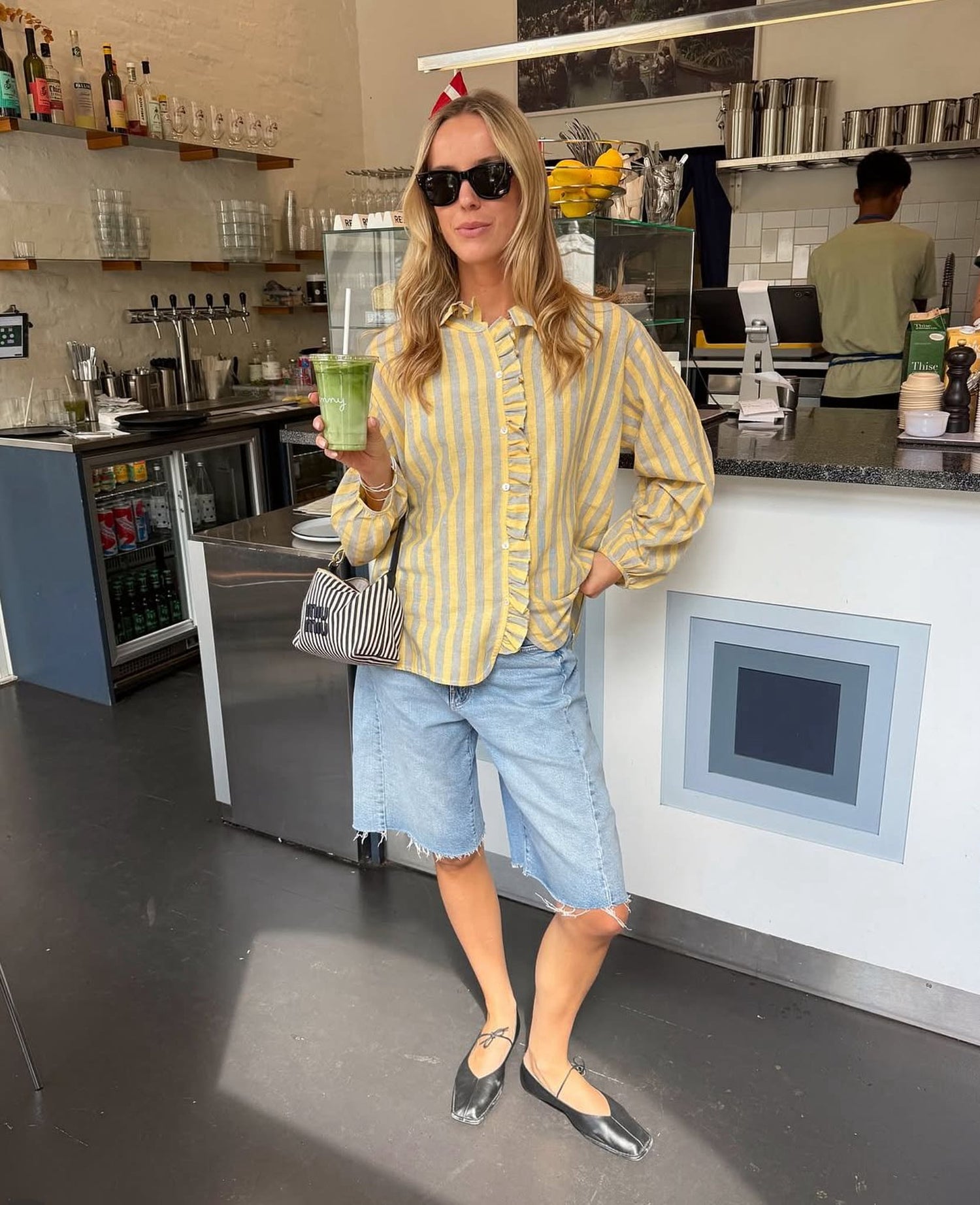 Mirelle Shirt - Yellow Stripes