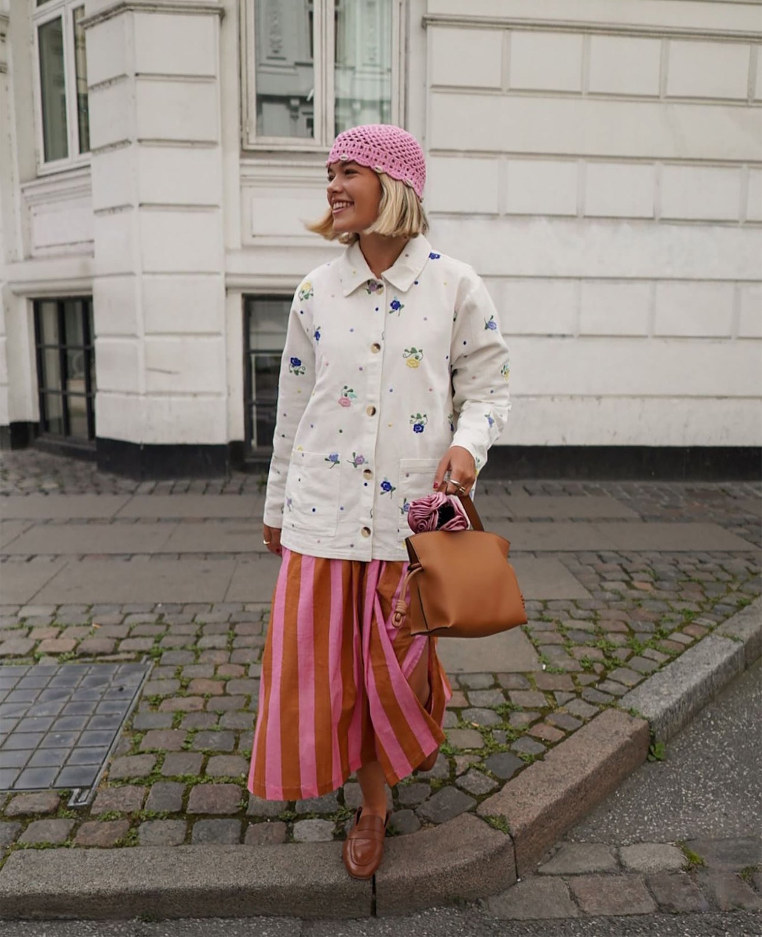 My Jacket - White Flower