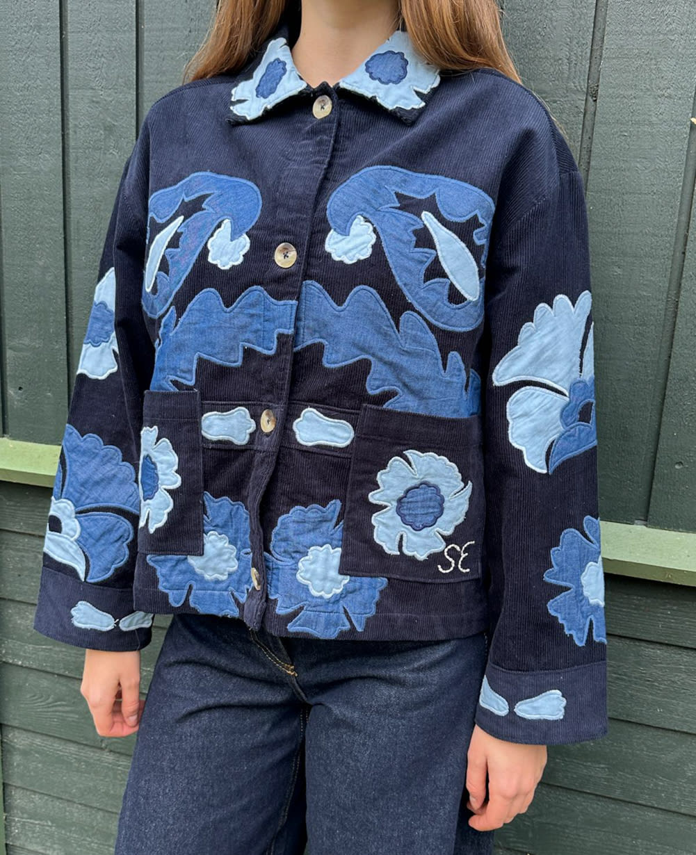 Mya Jacket - Navy Sea