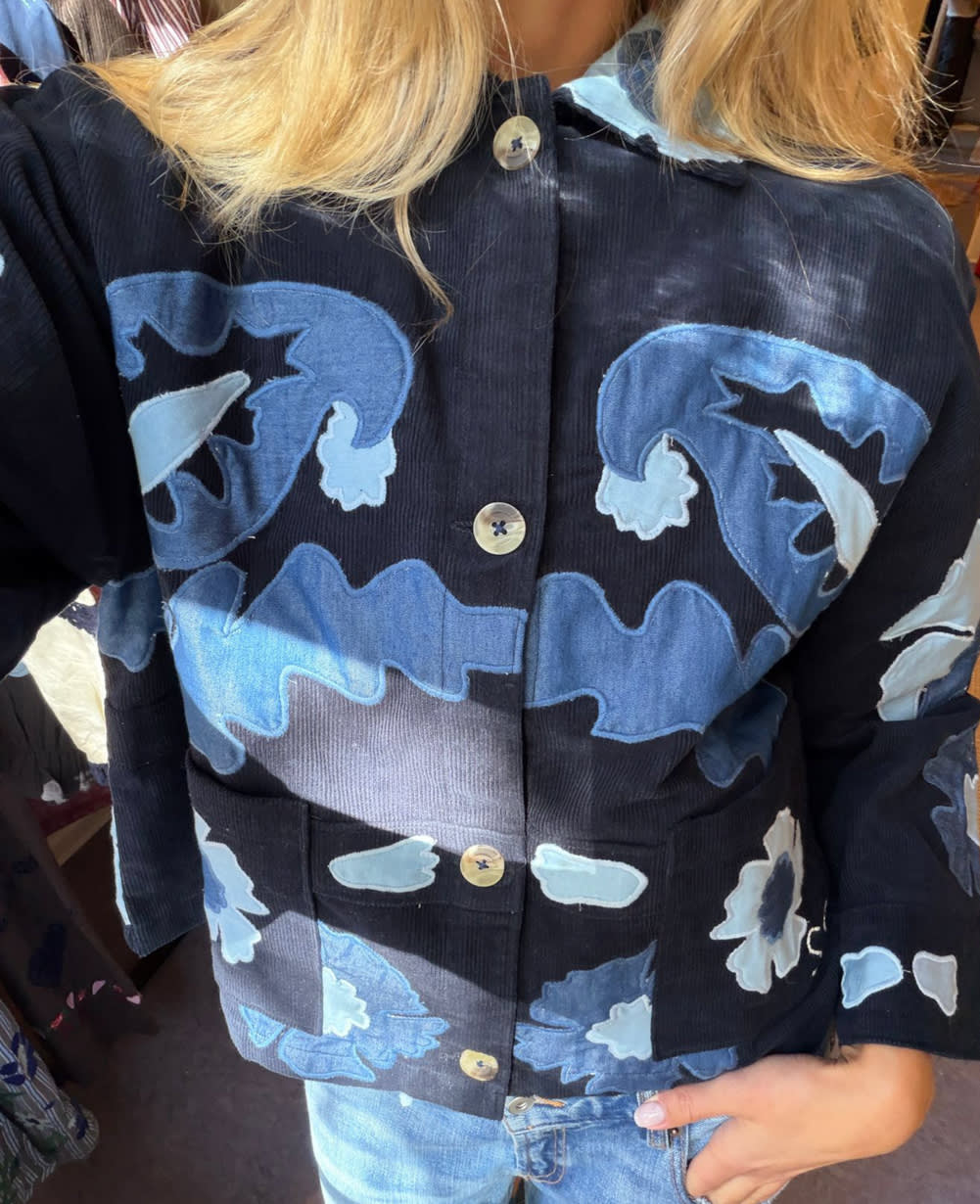 Mya Jacket - Navy Sea