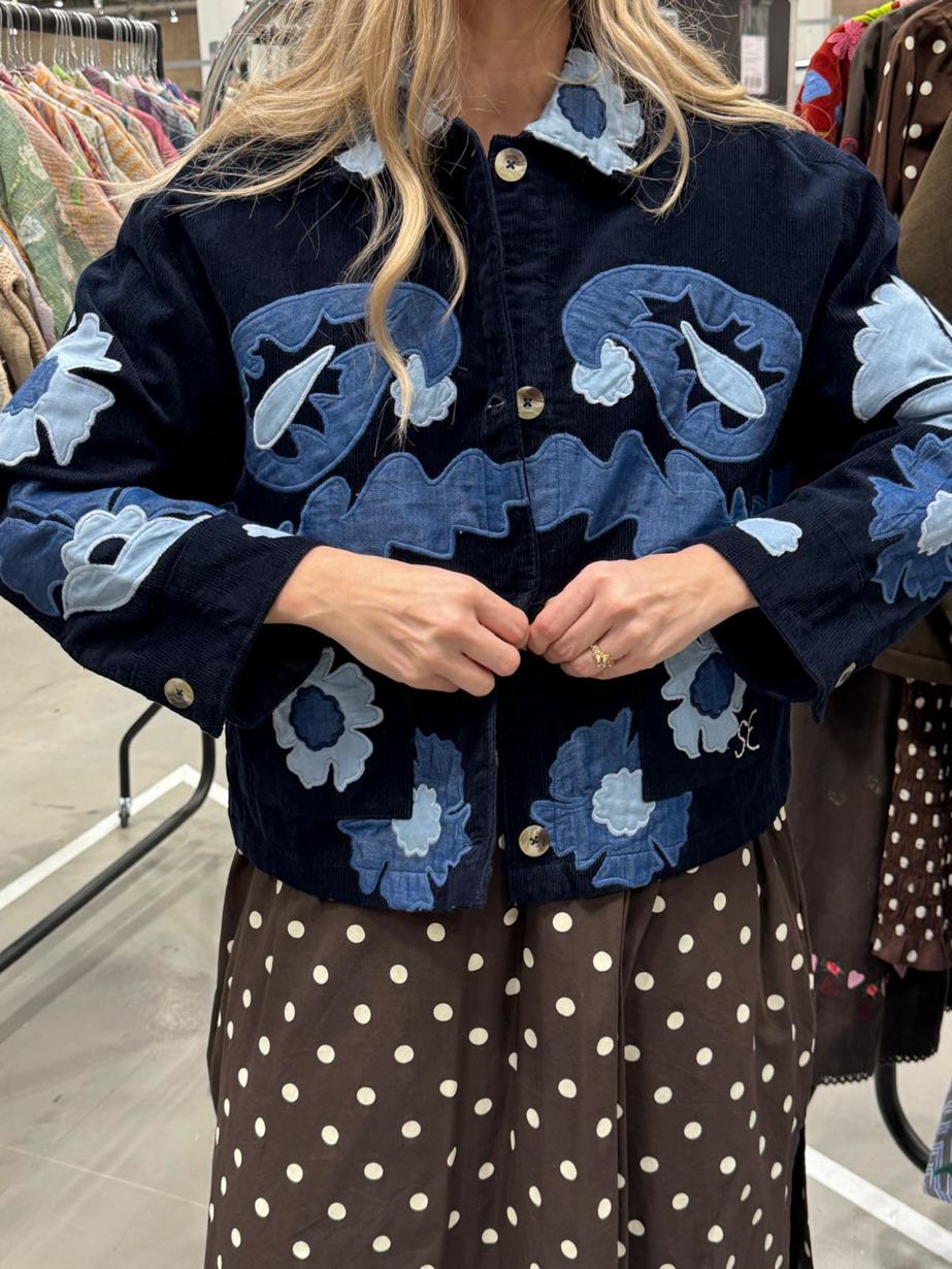 Mya Jacket - Navy Sea