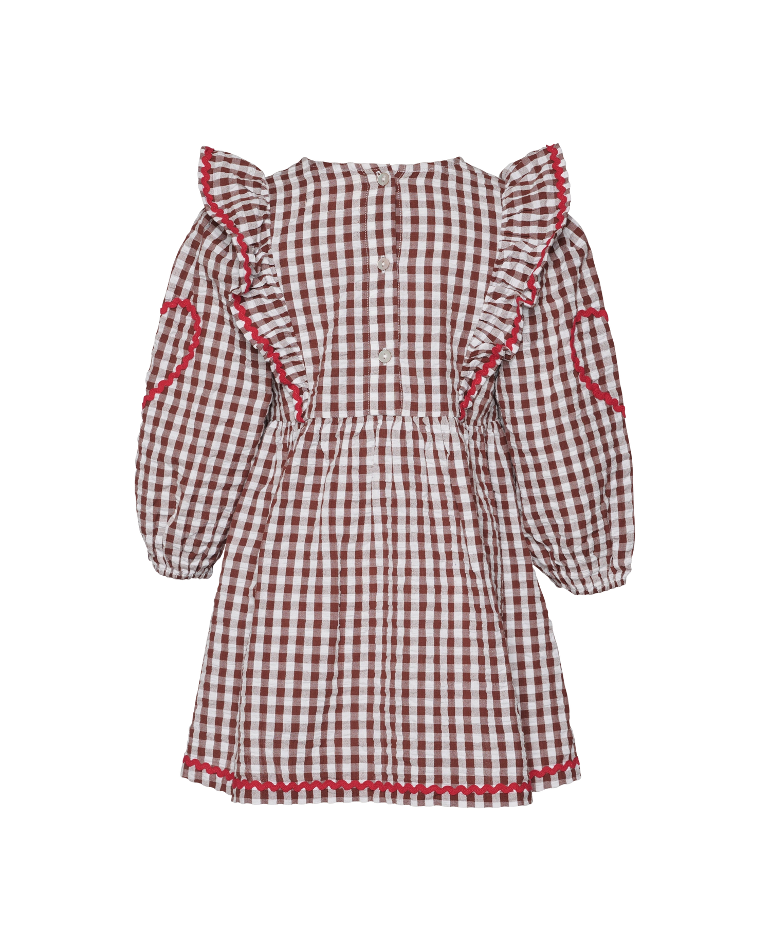 Nanette MINI Dress - Brown Checks