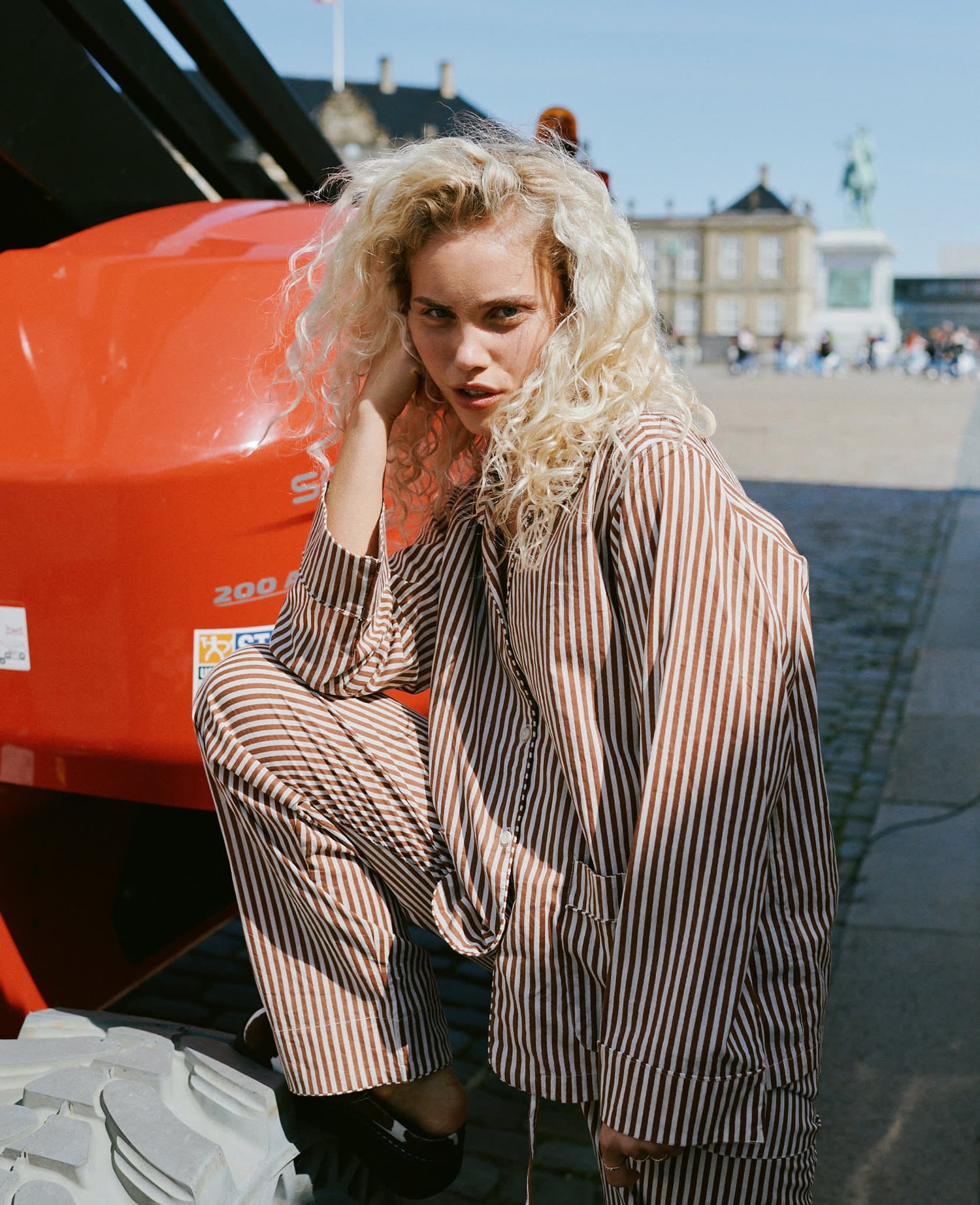 Nuit Pyjamas Set - Brown Stripes