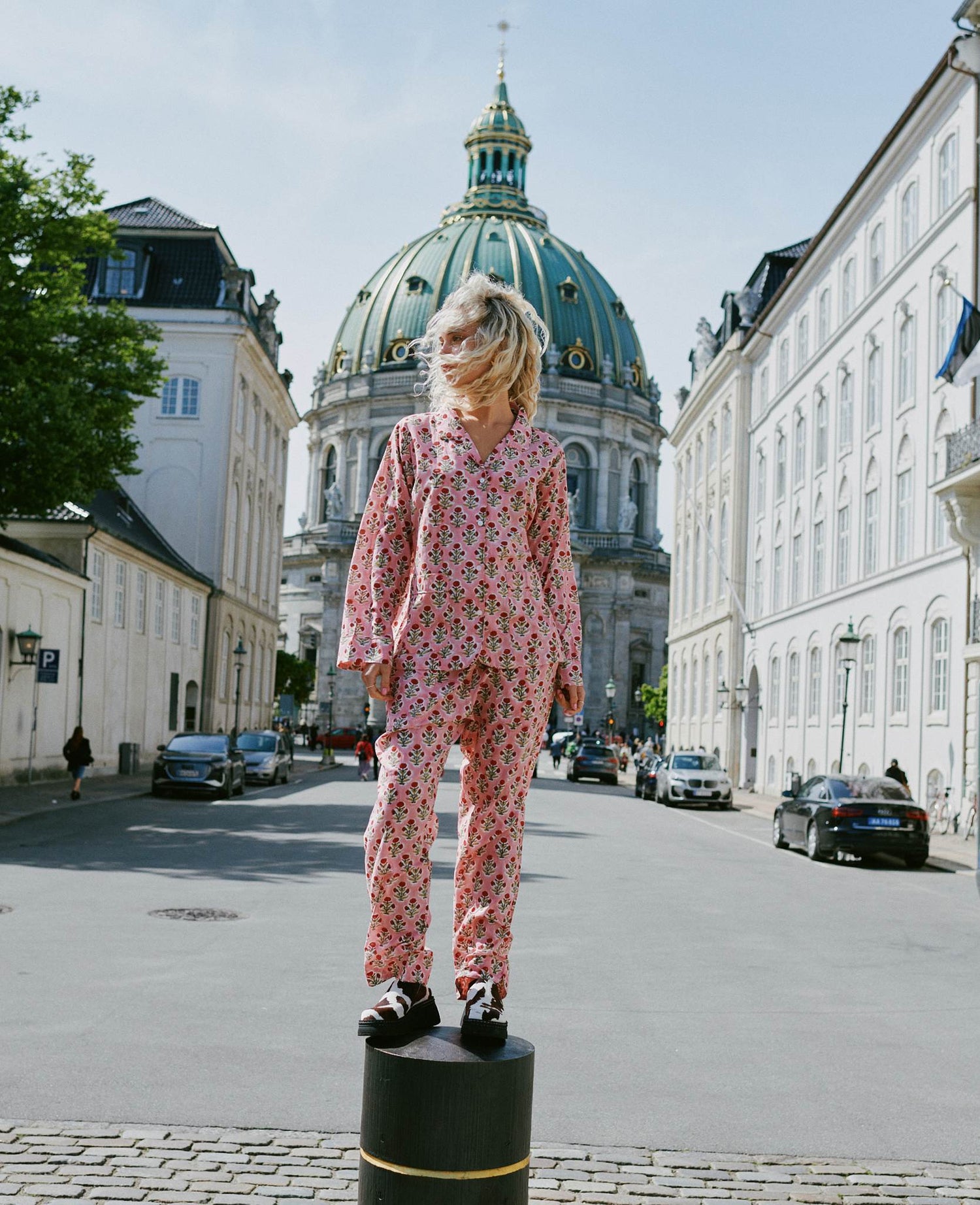 Nuit Pyjamas Set - Cherry Flower