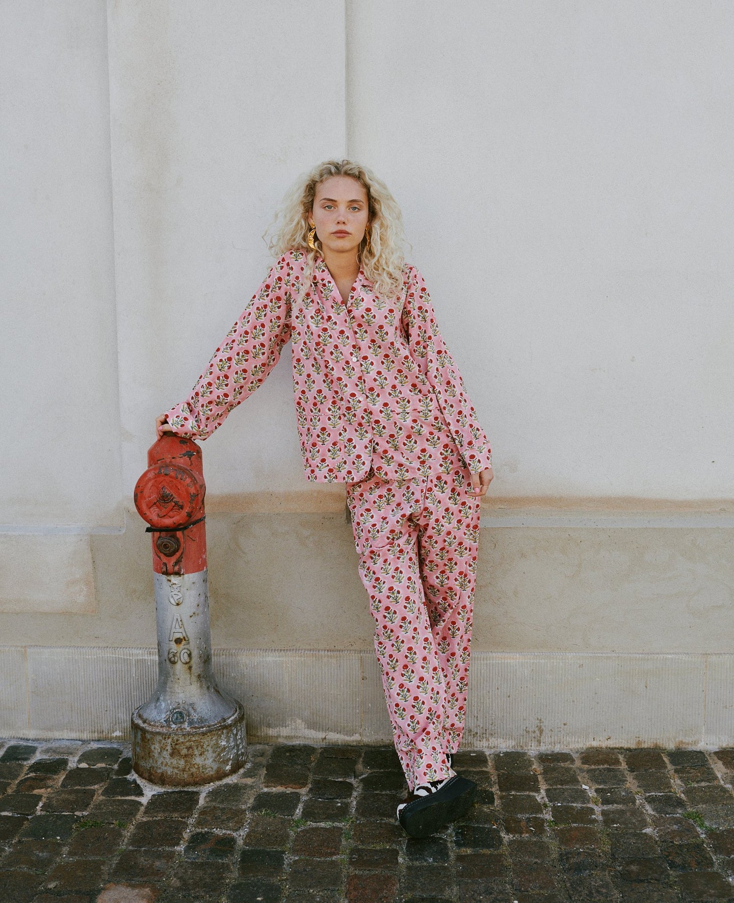 Nuit Pyjamas Set - Cherry Flower