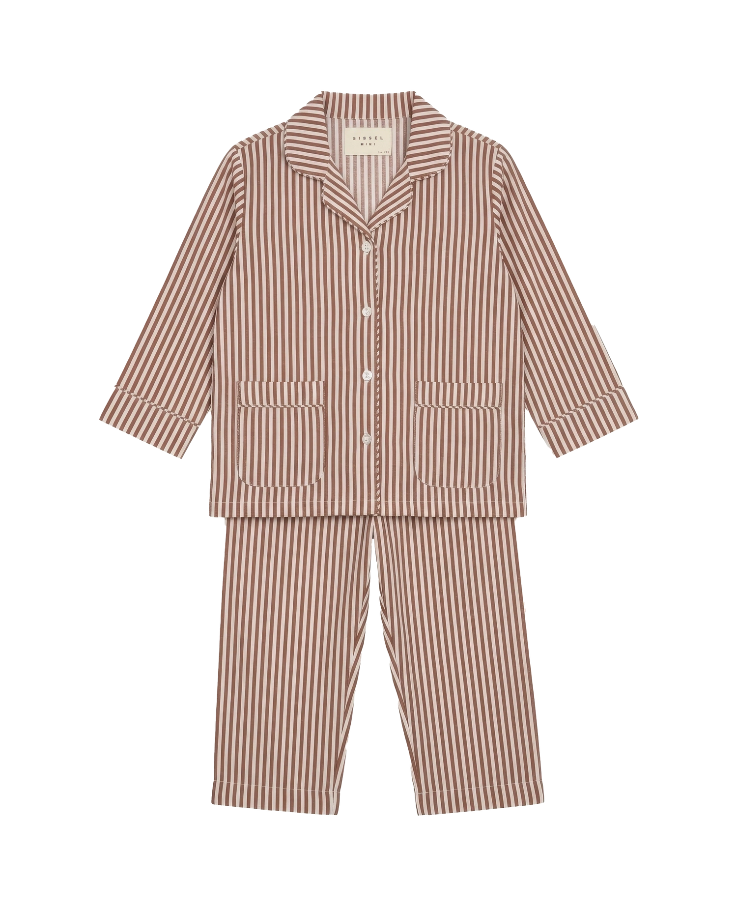 Nuit MINI Pyjamas Set - Brown Stripes