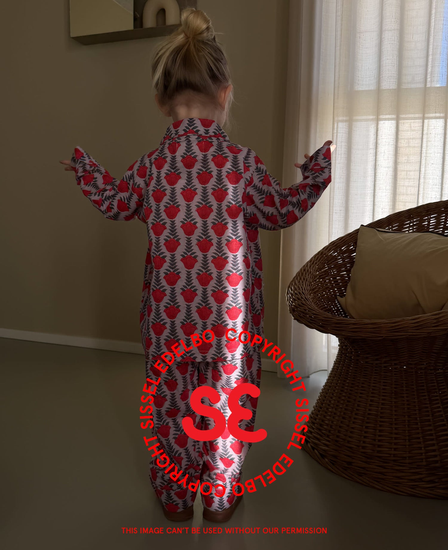 Nuit MINI Pyjamas Set - Red Lavender