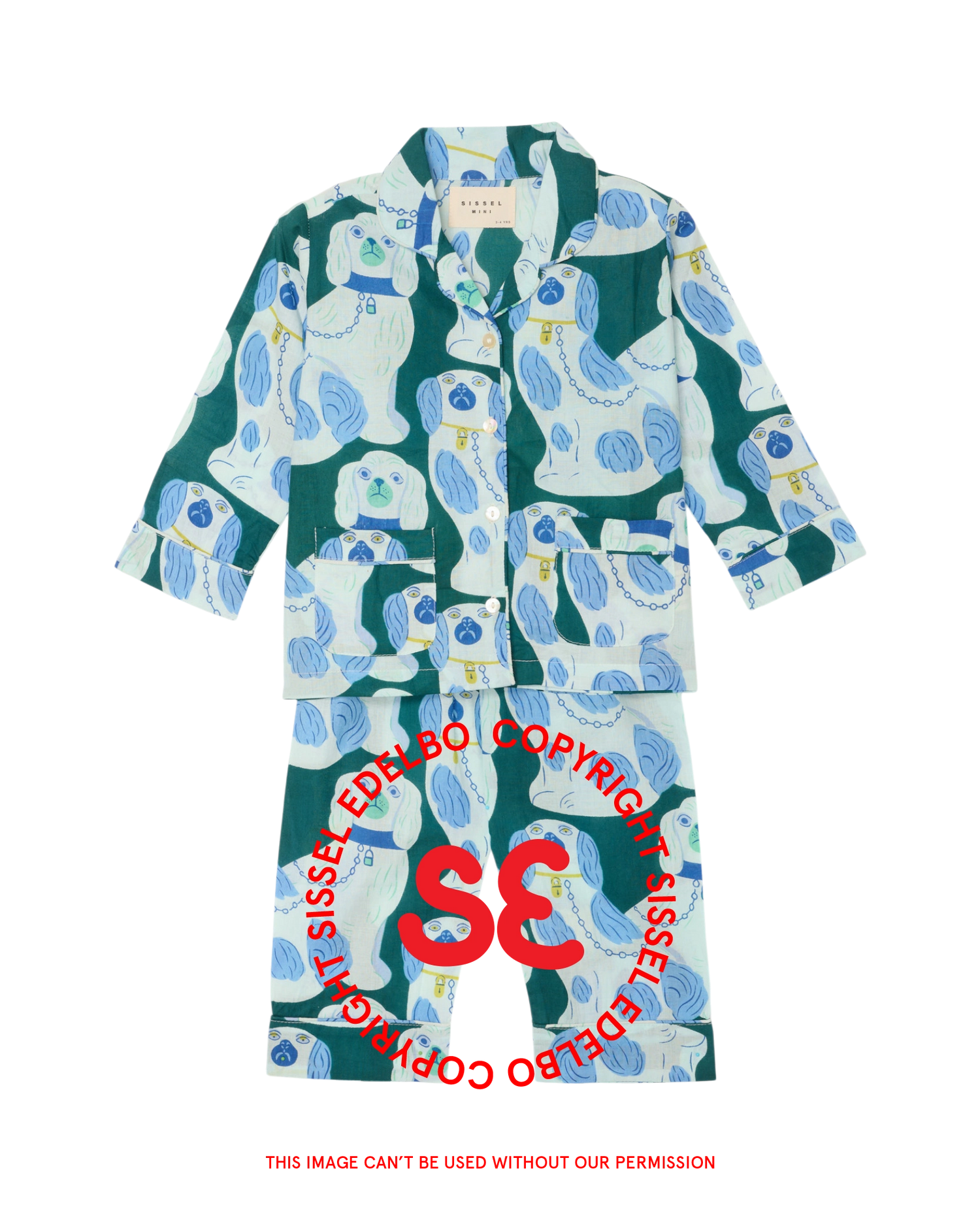 Nuit MINI Pyjamas Set - Puppy Love