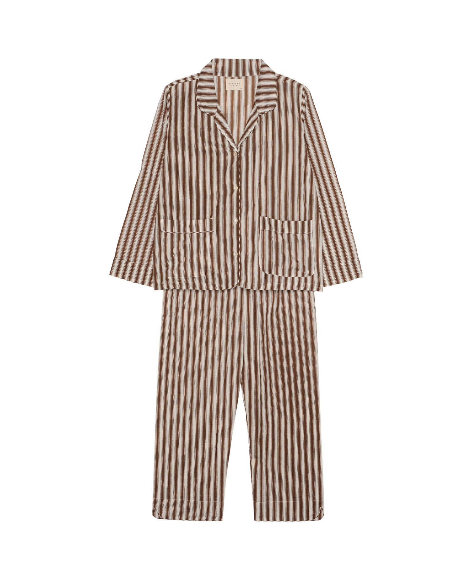 Nuit Pyjamas Set - Brown Lines