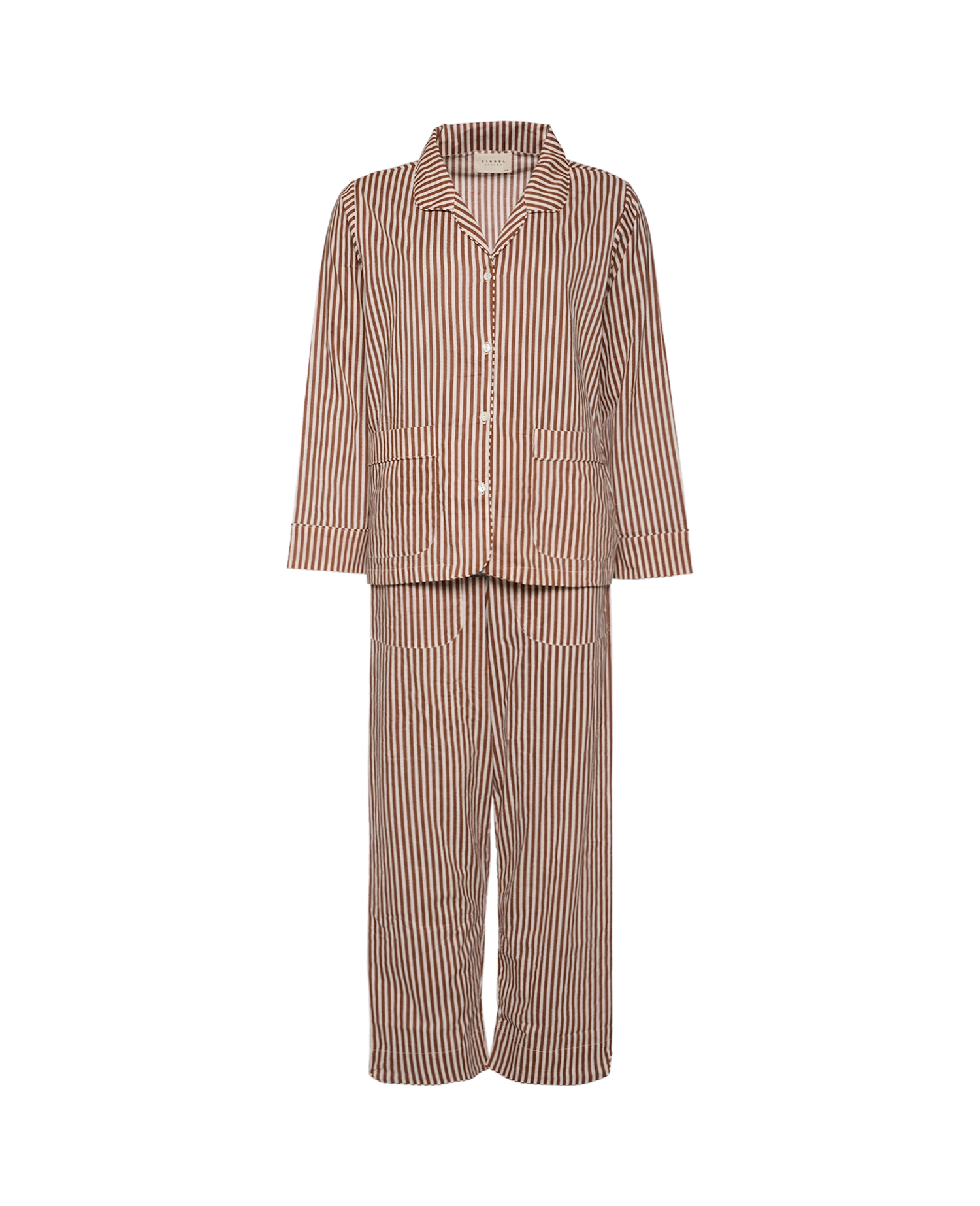 Nuit Pyjamas Set - Brown Stripes