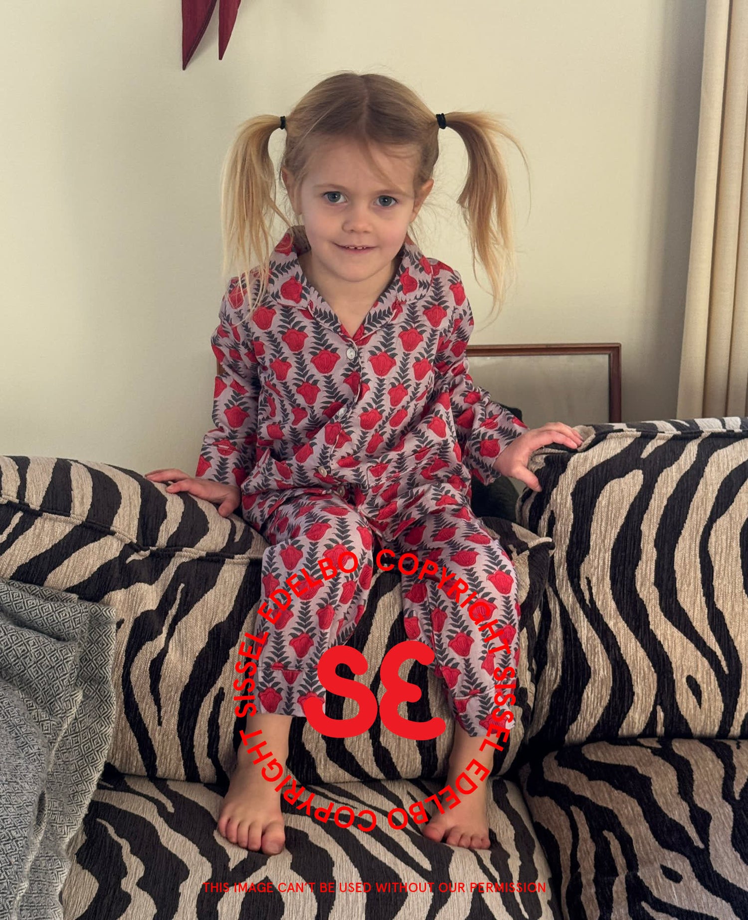 Nuit MINI Pyjamas Set - Red Lavender