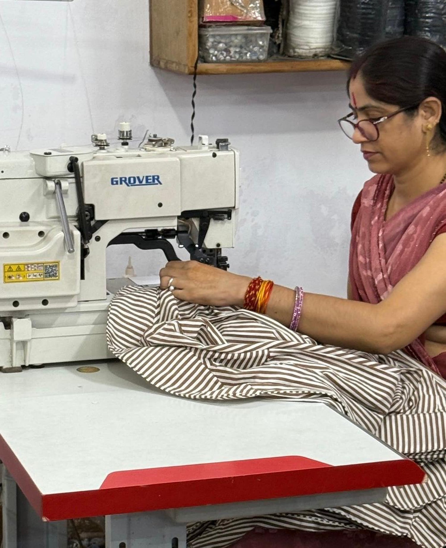 Nuit Pyjamas Set - Brown Stripes