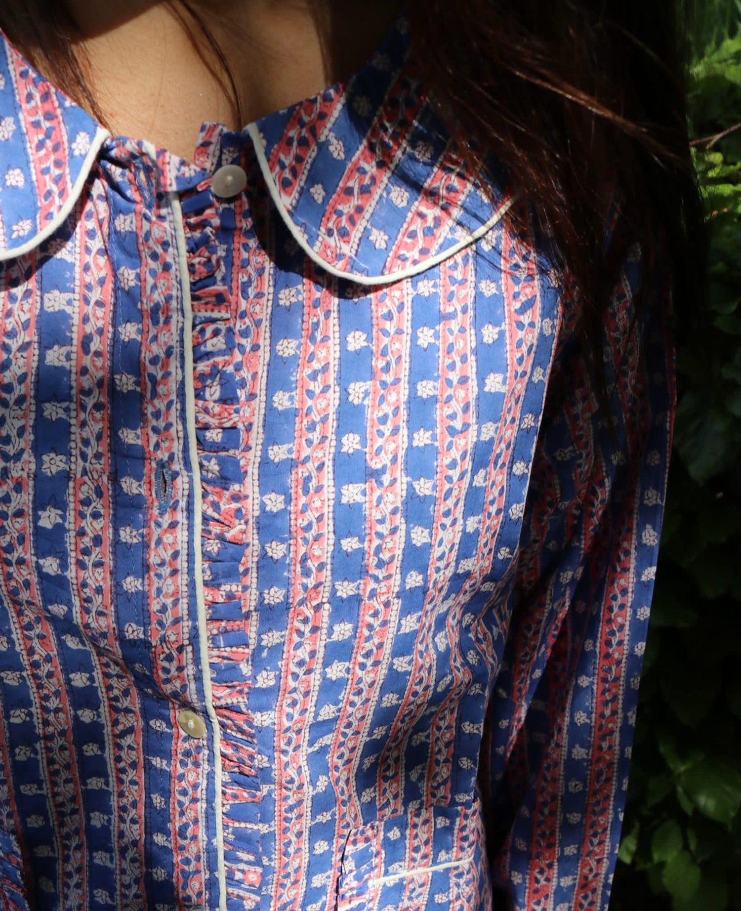 Nuvena Pyjamas Set - Blue Stripes