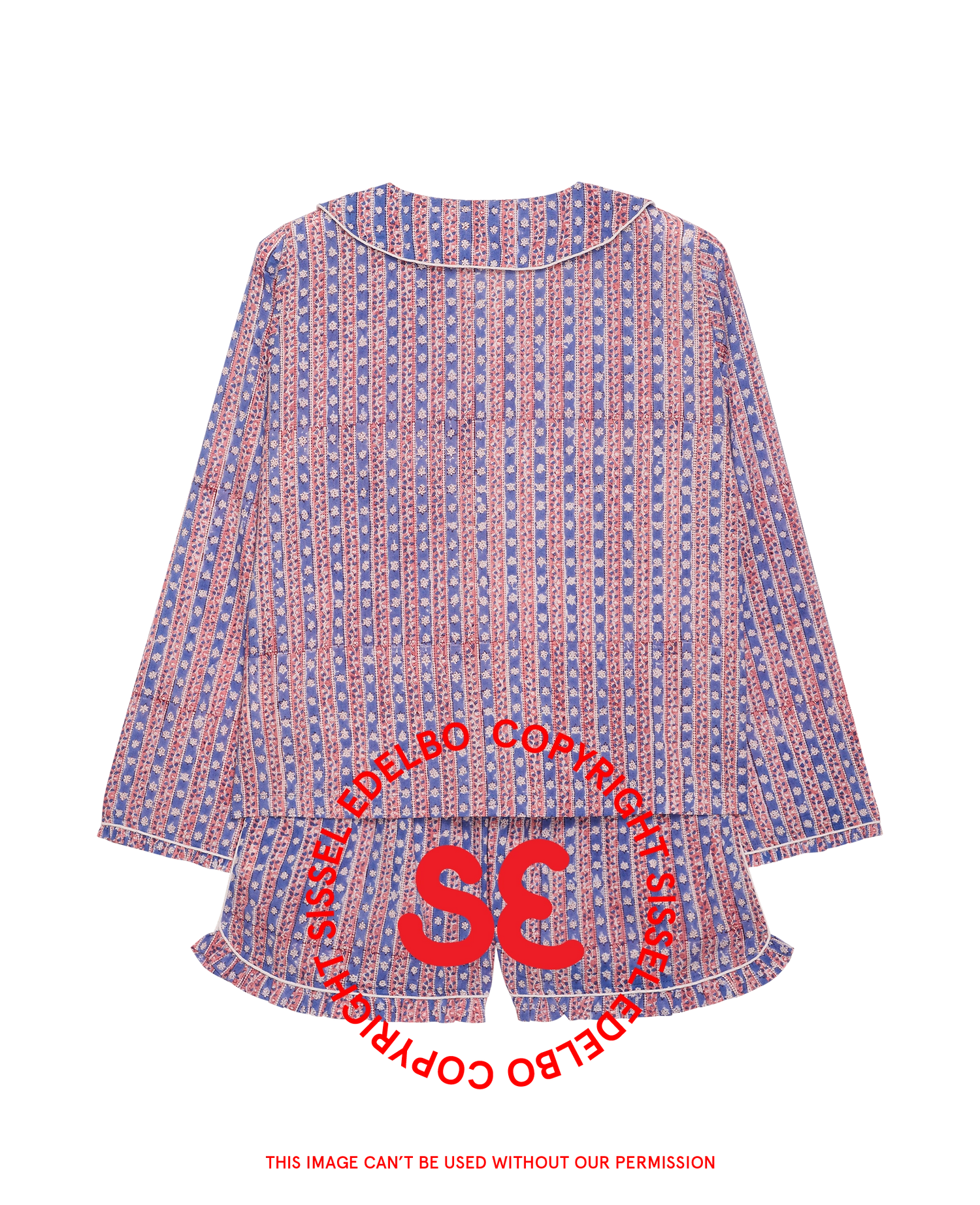 Nuvena Pyjamas Set - Blue Stripes