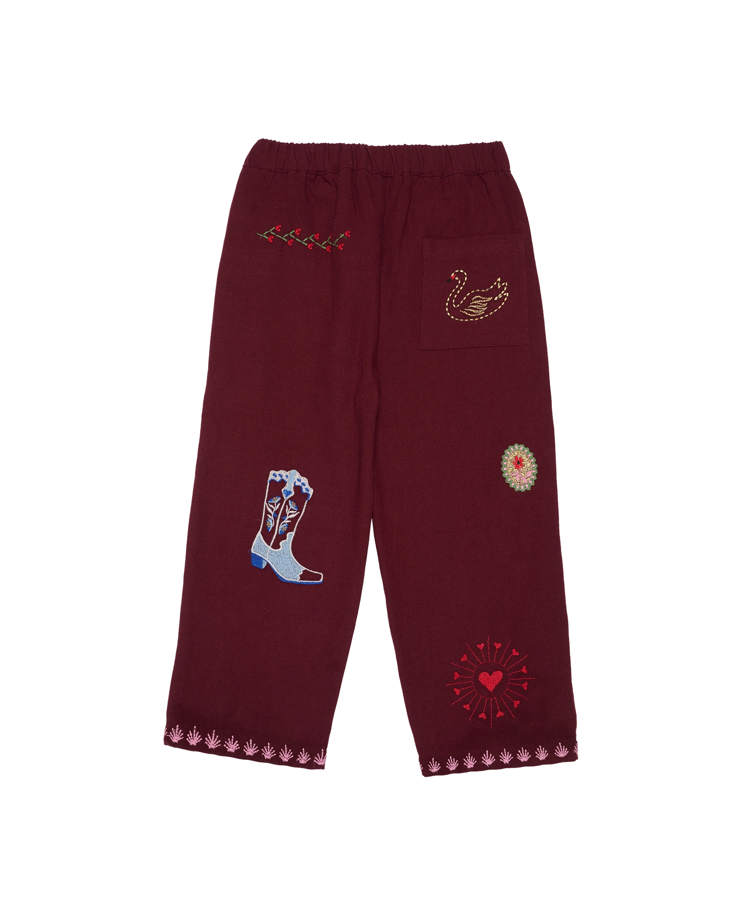 Oda MINI Pants - Burgundy