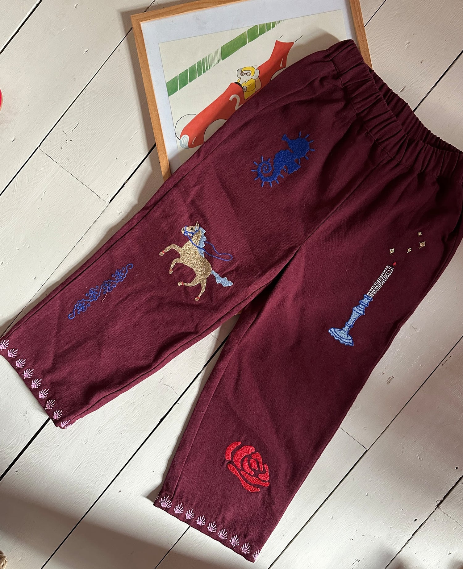 Oda MINI Pants - Burgundy
