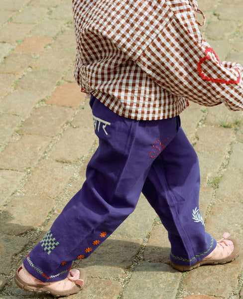 SISSEL EDELBO パンツ 3-4Y SISSEL EDELBO MINI パッチワークパンツ3-4Y