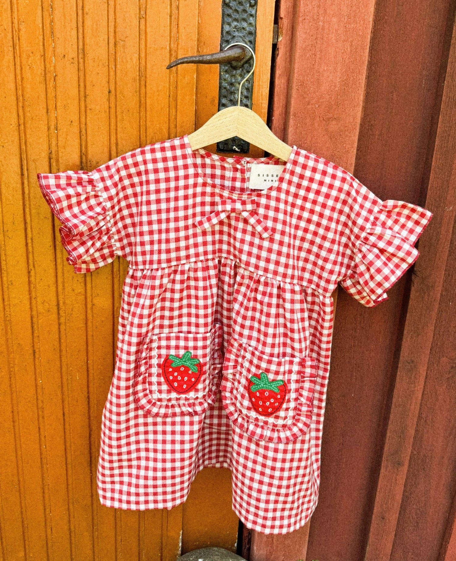 Ohio MINI Dress - Red Checks