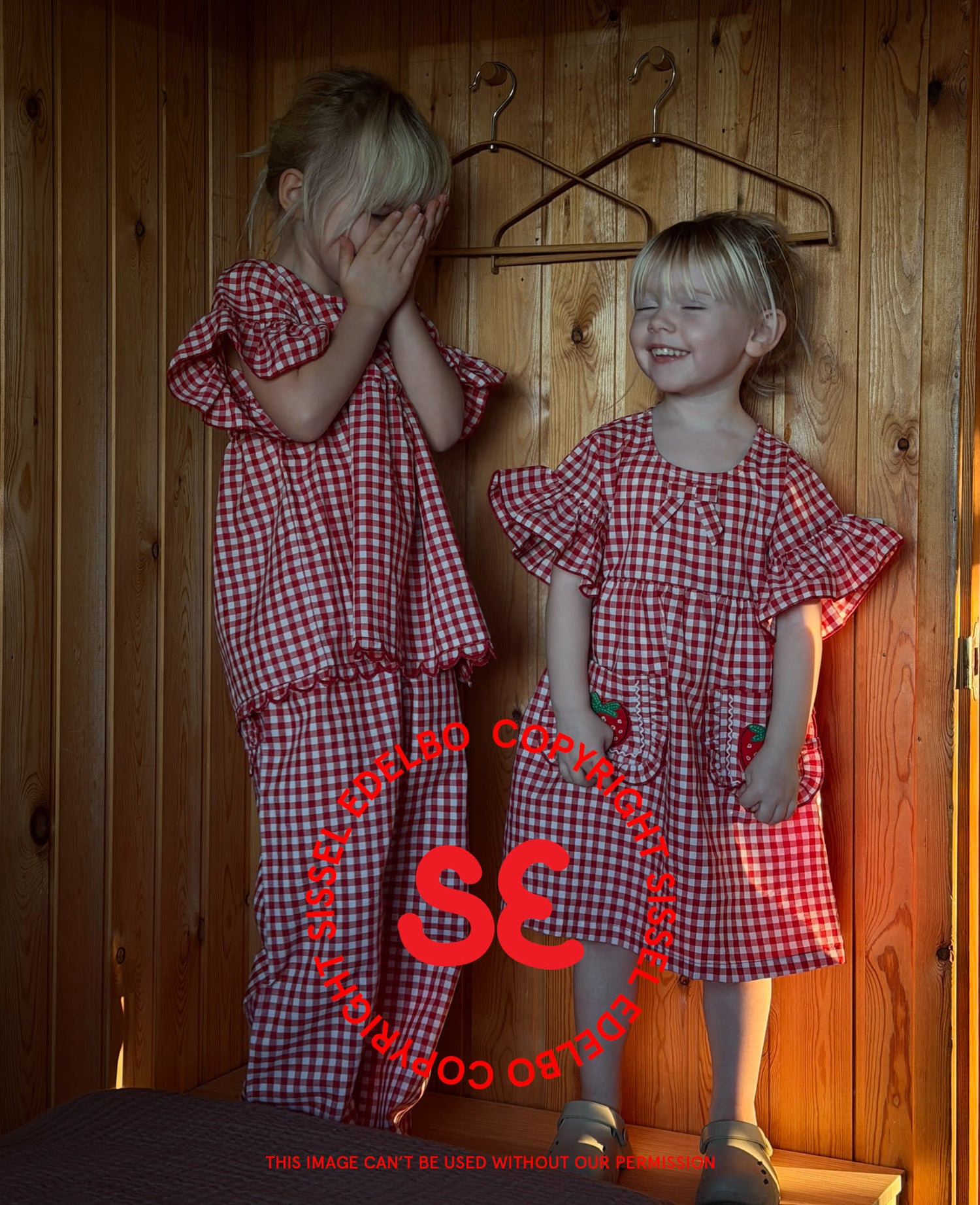 Ohio MINI Dress - Red Checks