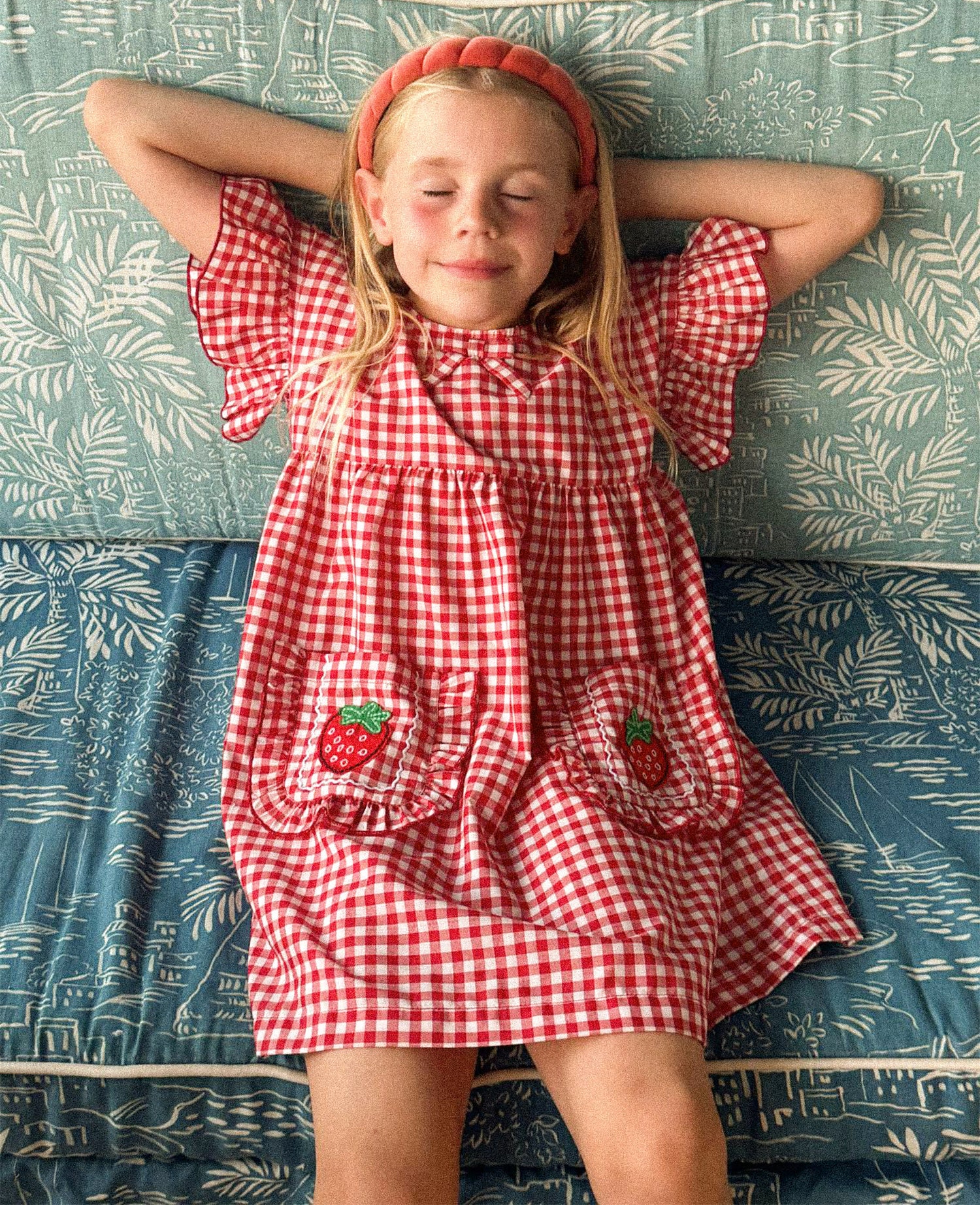 Ohio MINI Dress - Red Checks