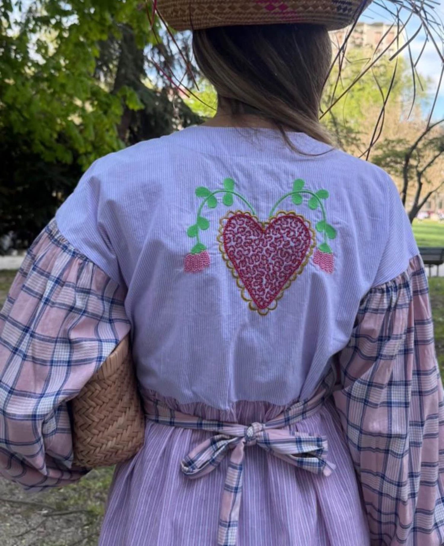 Paula Wrap Dress - Purple Mix